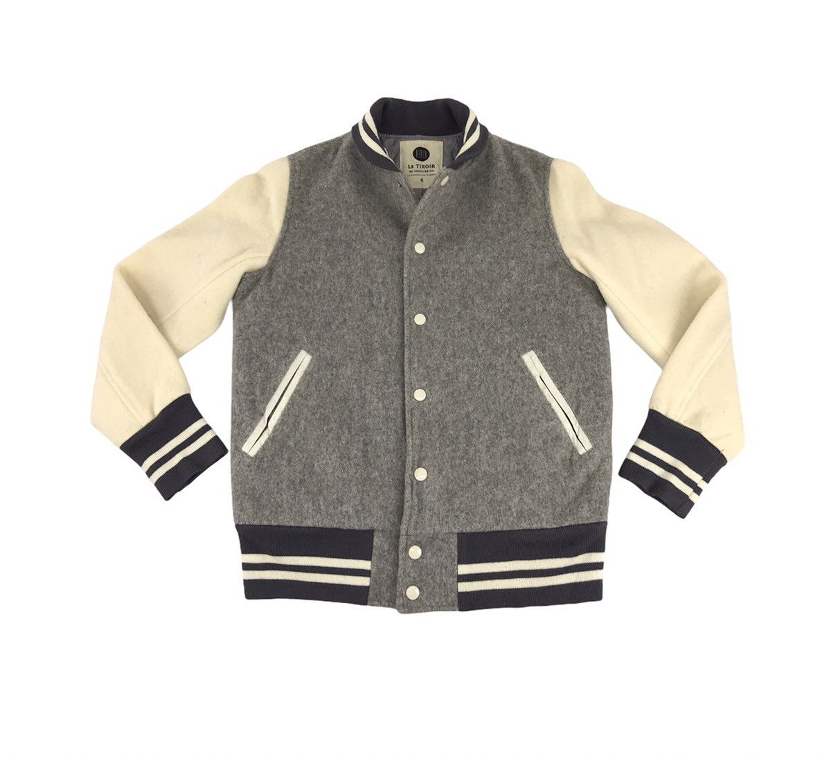 Japanese Brand Vintage Le TiROir de Dressterior Varsity Jacket College Size US S / EU 44-46 / 1 - 1 Thumbnail