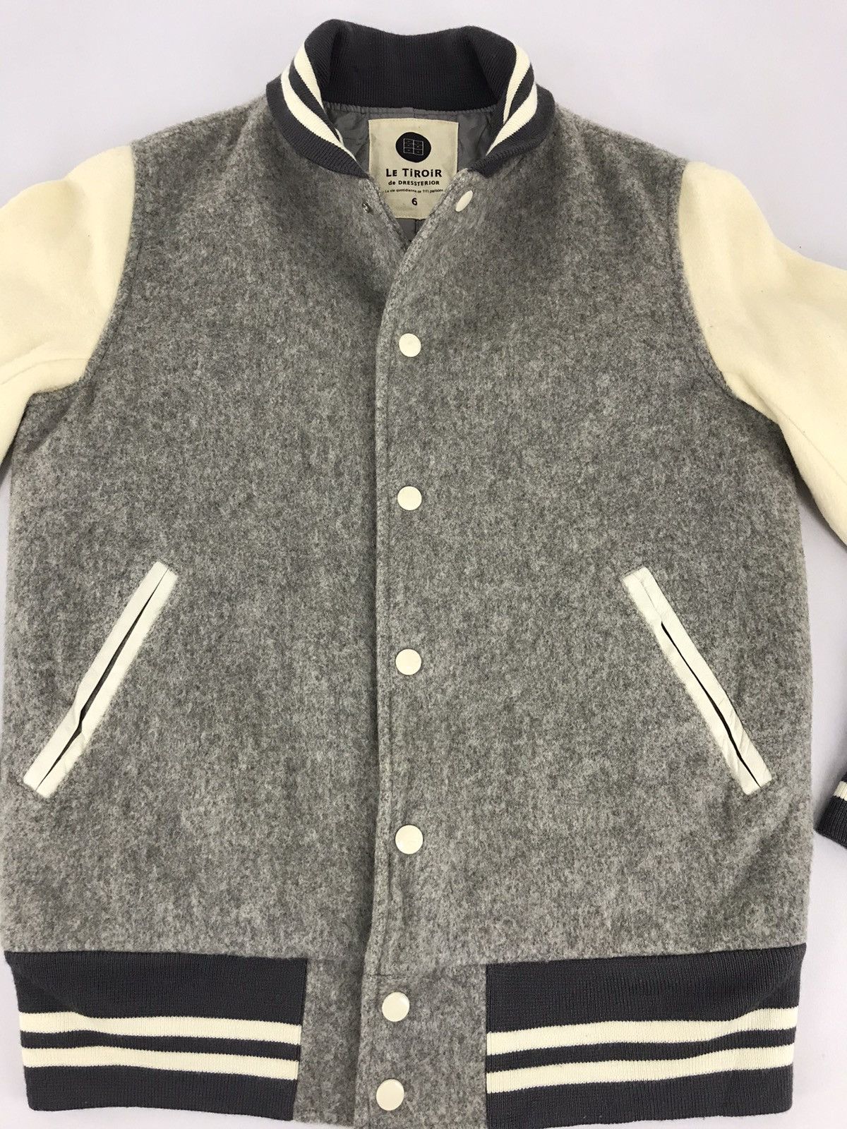 Japanese Brand Vintage Le TiROir de Dressterior Varsity Jacket College Size US S / EU 44-46 / 1 - 2 Thumbnail