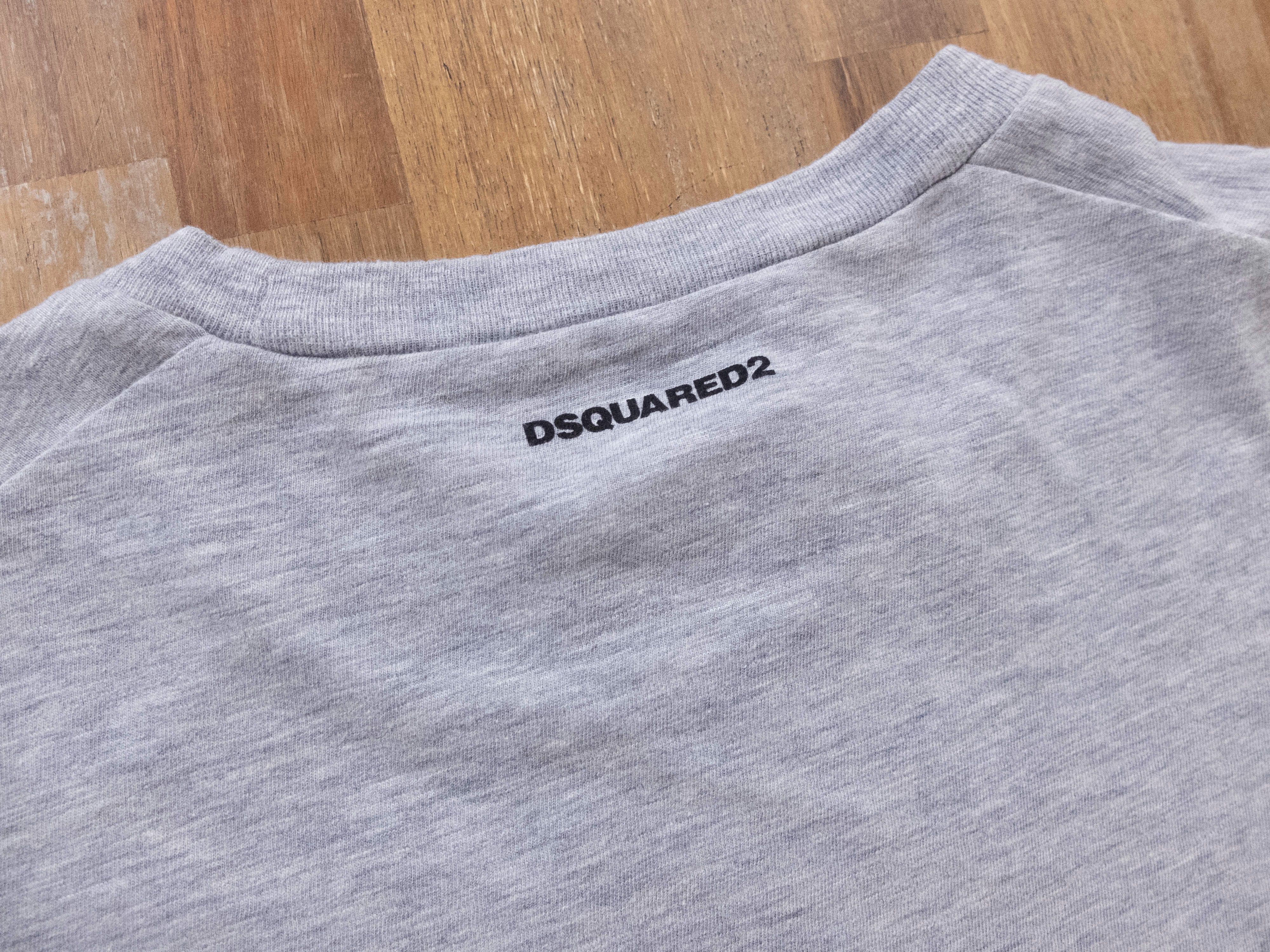 Dsquared2 DSQUARED2 gray I Love D2 t-shirt authentic - Medium - NWT Size US M / EU 48-50 / 2 - 9 Thumbnail