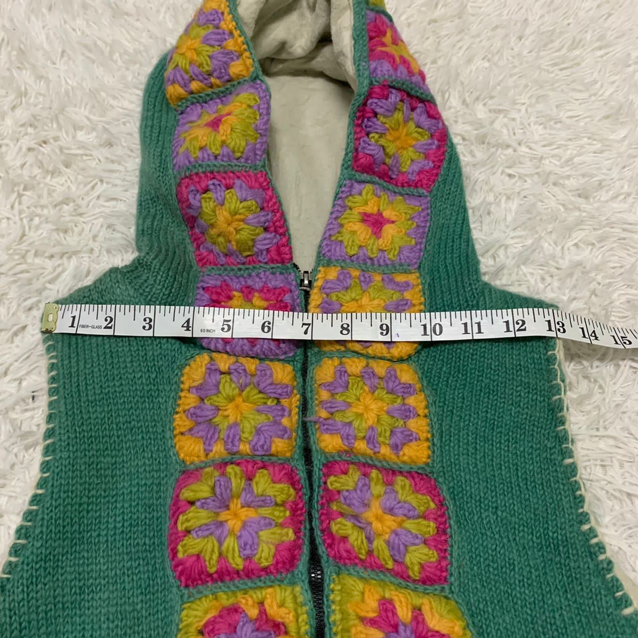 Art Comes First Nice Knit Art Titicaca Vest Hooded Size US XS / EU 42 / 0 - 8 Thumbnail