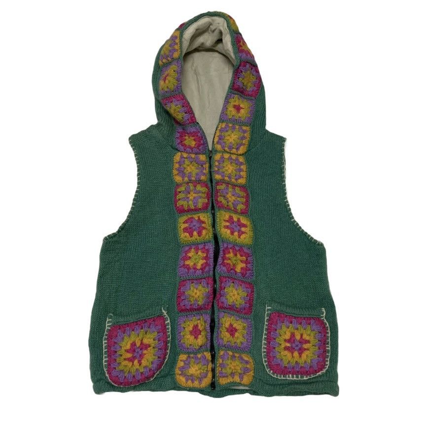 image of Nice Knit Art Titicaca Vest Hooded, Men's (Size XS)