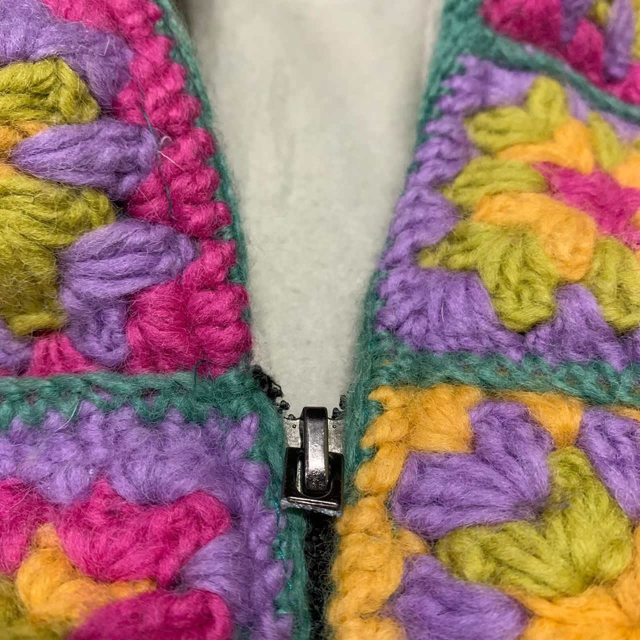 Art Comes First Nice Knit Art Titicaca Vest Hooded Size US XS / EU 42 / 0 - 6 Thumbnail