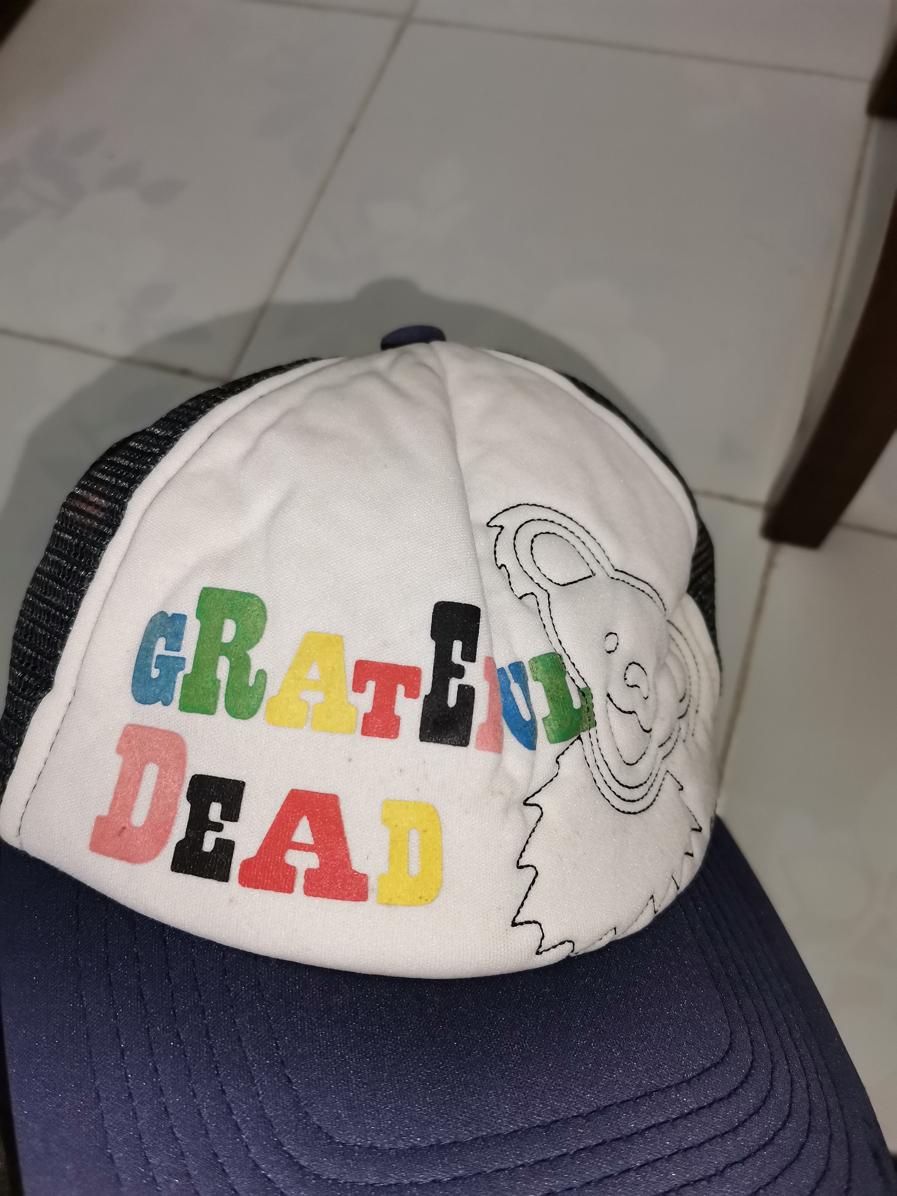 Grateful Dead *Distressed "Grateful Dead Trucker Cap Size ONE SIZE - 4 Thumbnail