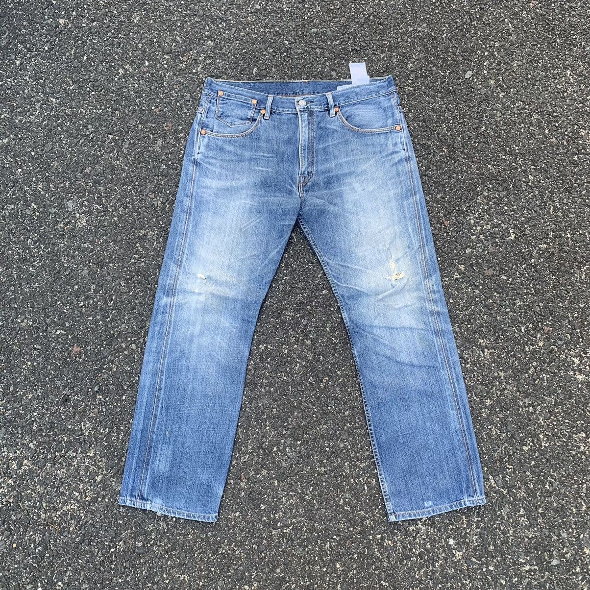 Levi's DISTRESSED DENIM 🔥Levi’s 505 Jeans Levis Denim Ripped Pants Size US 36 / EU 52 - 1 Thumbnail