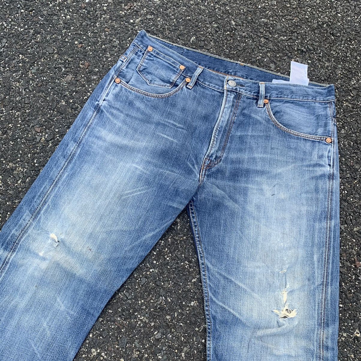 Levi's DISTRESSED DENIM 🔥Levi’s 505 Jeans Levis Denim Ripped Pants Size US 36 / EU 52 - 4 Thumbnail