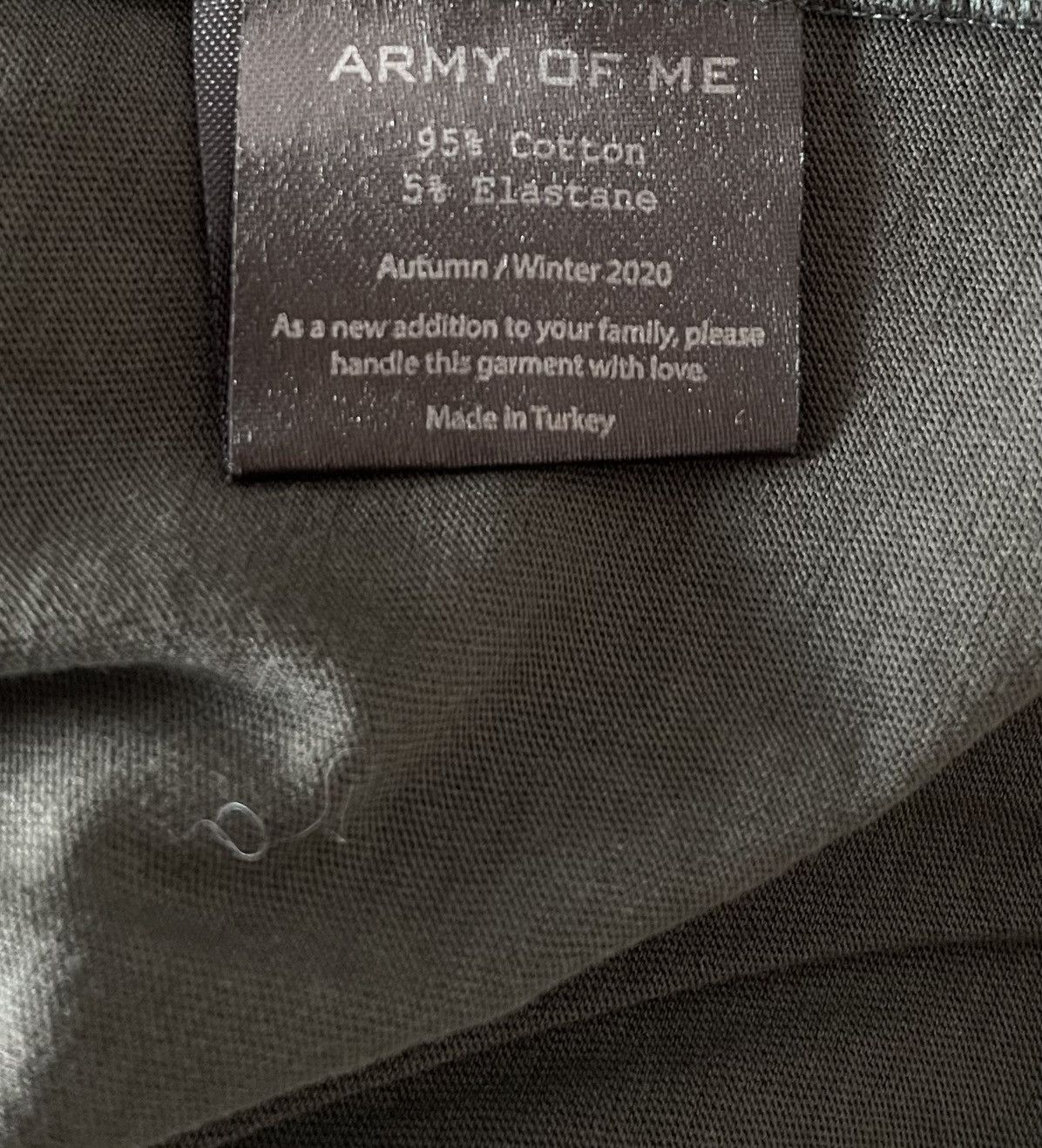 Army Of Me Army Of Me round hem long sleeve t-shirt Size US L / EU 52-54 / 3 - 6 Thumbnail