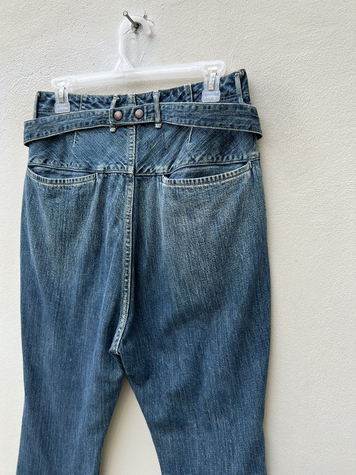 Kapital Vintage Kapital Japan Cinch Back Snap Button Denim Jeans Size US 29 - 16 Thumbnail