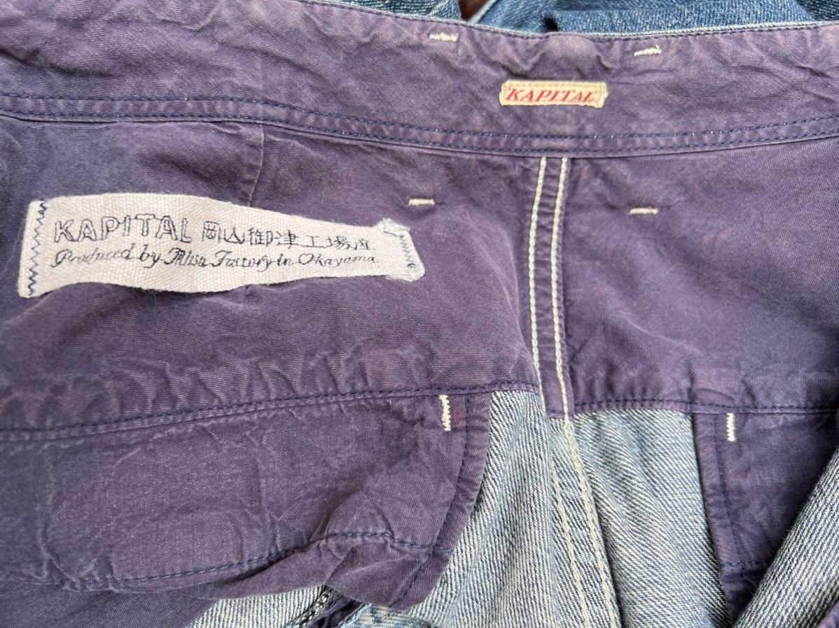 Kapital Vintage Kapital Japan Cinch Back Snap Button Denim Jeans Size US 29 - 18 Thumbnail