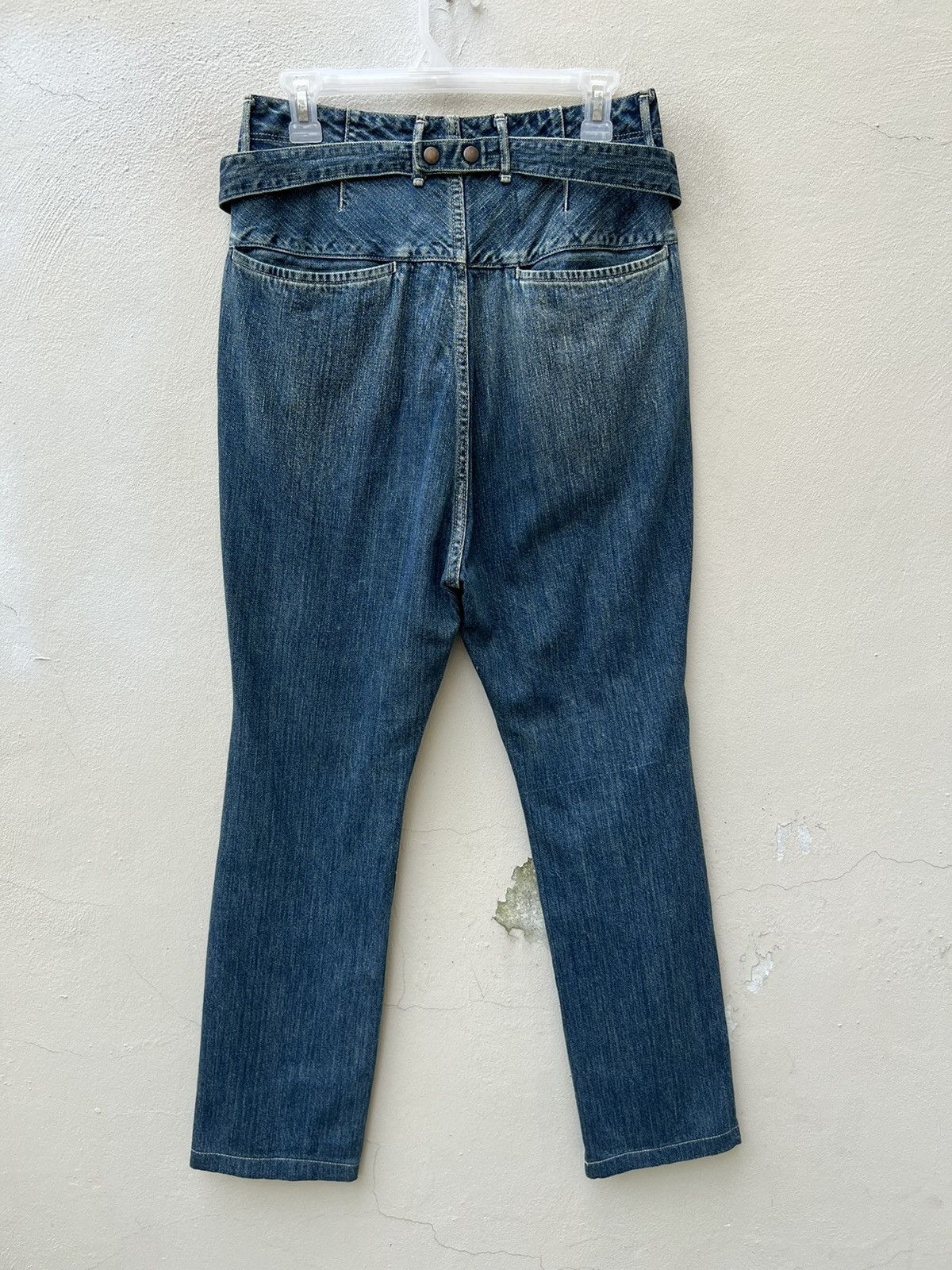 Kapital Vintage Kapital Japan Cinch Back Snap Button Denim Jeans Size US 29 - 13 Thumbnail