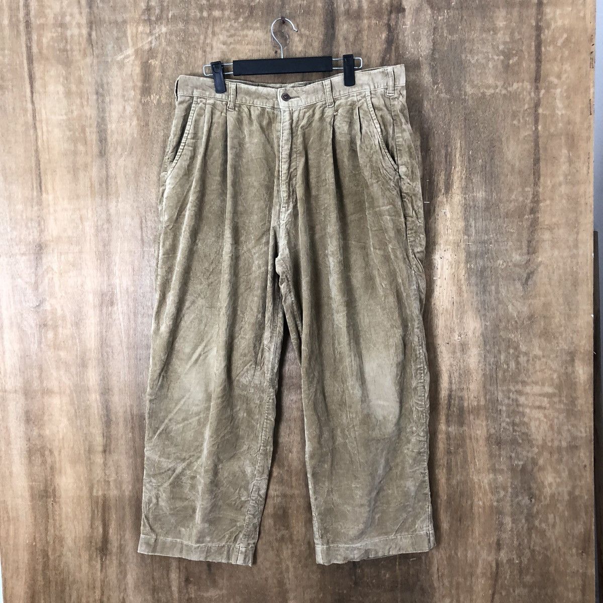 Japanese Brand Good Day Brown Corduroi Casual pants #6299 Size US 34 / EU 50 - 1 Thumbnail