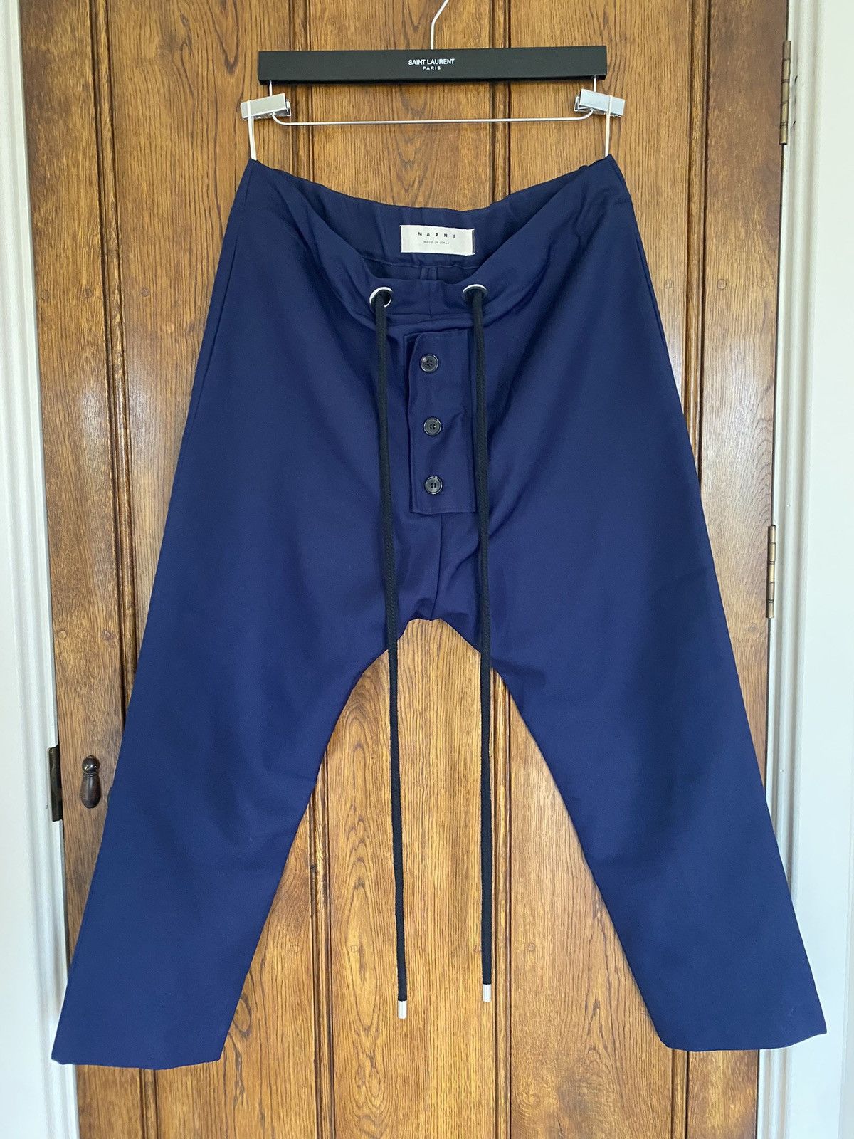 Marni Marni drawstring summer casual sailor pants trousers €530 Size US 32 / EU 48 - 1 Thumbnail