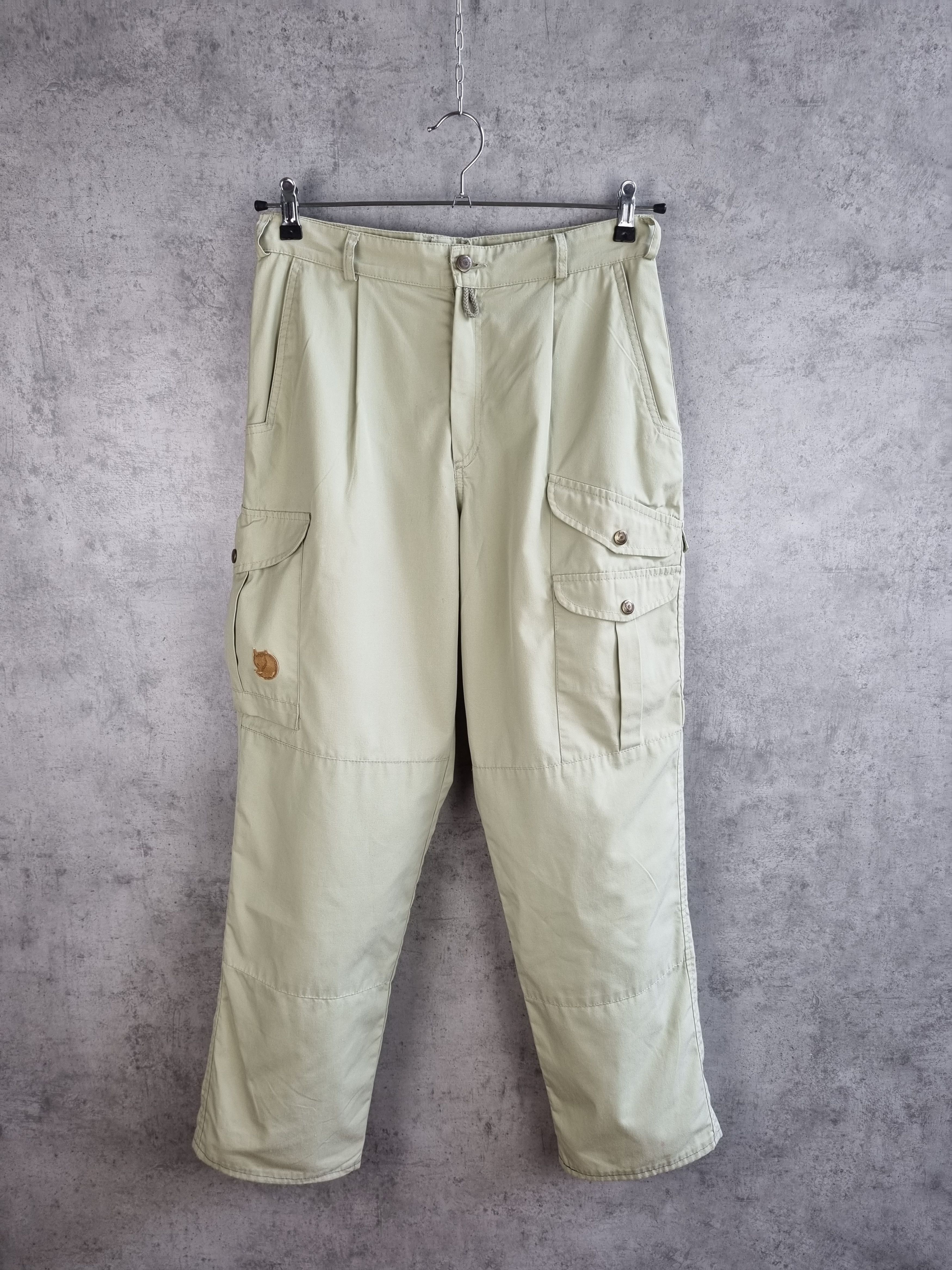 Fjallraven × Vintage 80s High waist Fjallraven Cargo Tracking Pants Size US 30 / EU 46 - 1 Thumbnail