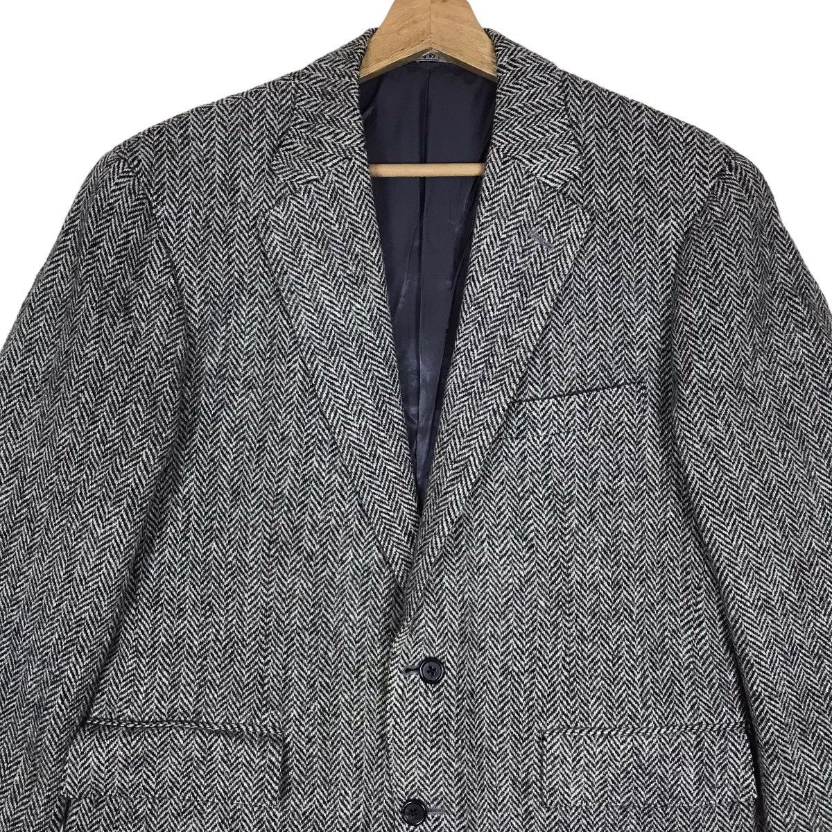 Vintage 90s Polo Ralph Lauren Herringbone Coat Jacket