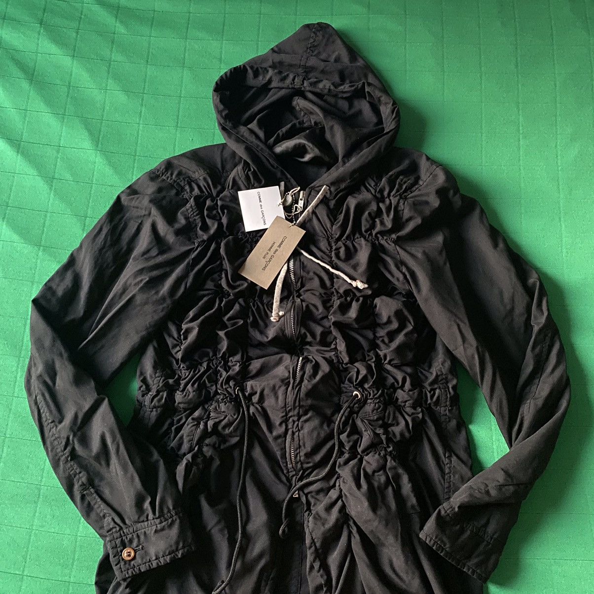 Comme des Garcons × Comme des Garcons Homme × Comme des Garcons Homme Plus Comme des Garçons Homme Plus SS19 Light Hooded Coat Size US M / EU 48-50 / 2 - 10 Thumbnail