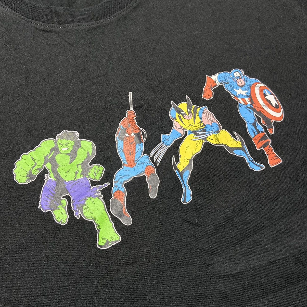 Marvel Comics × Vintage Vintage Marvel Comics T-Shirt Hulk Spider Man Wolverine Cap Size US L / EU 52-54 / 3 - 3 Thumbnail