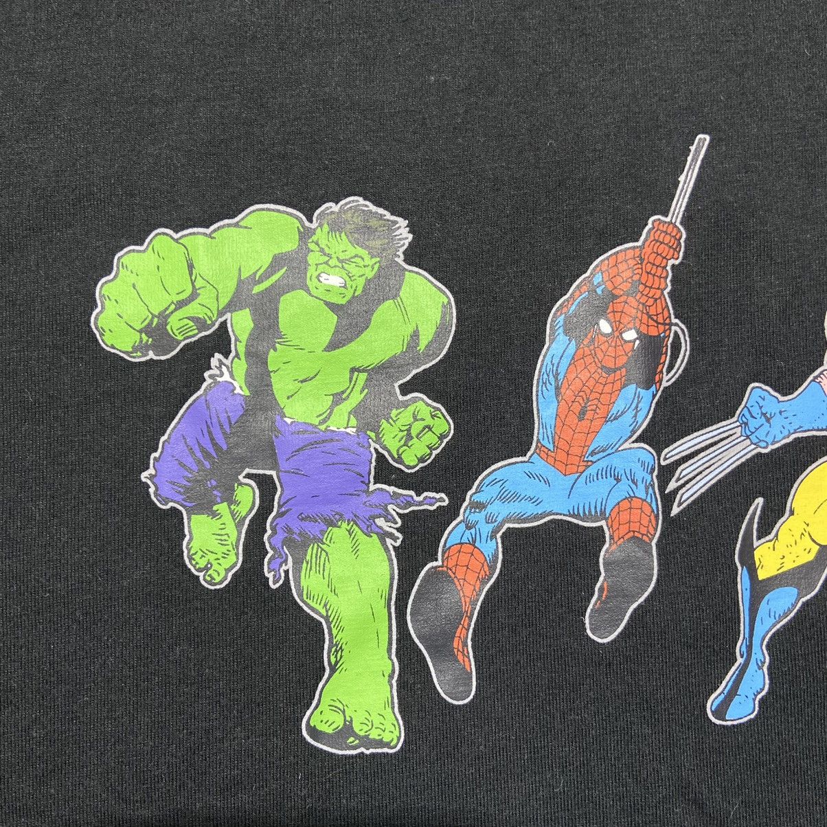 Marvel Comics × Vintage Vintage Marvel Comics T-Shirt Hulk Spider Man Wolverine Cap Size US L / EU 52-54 / 3 - 4 Thumbnail