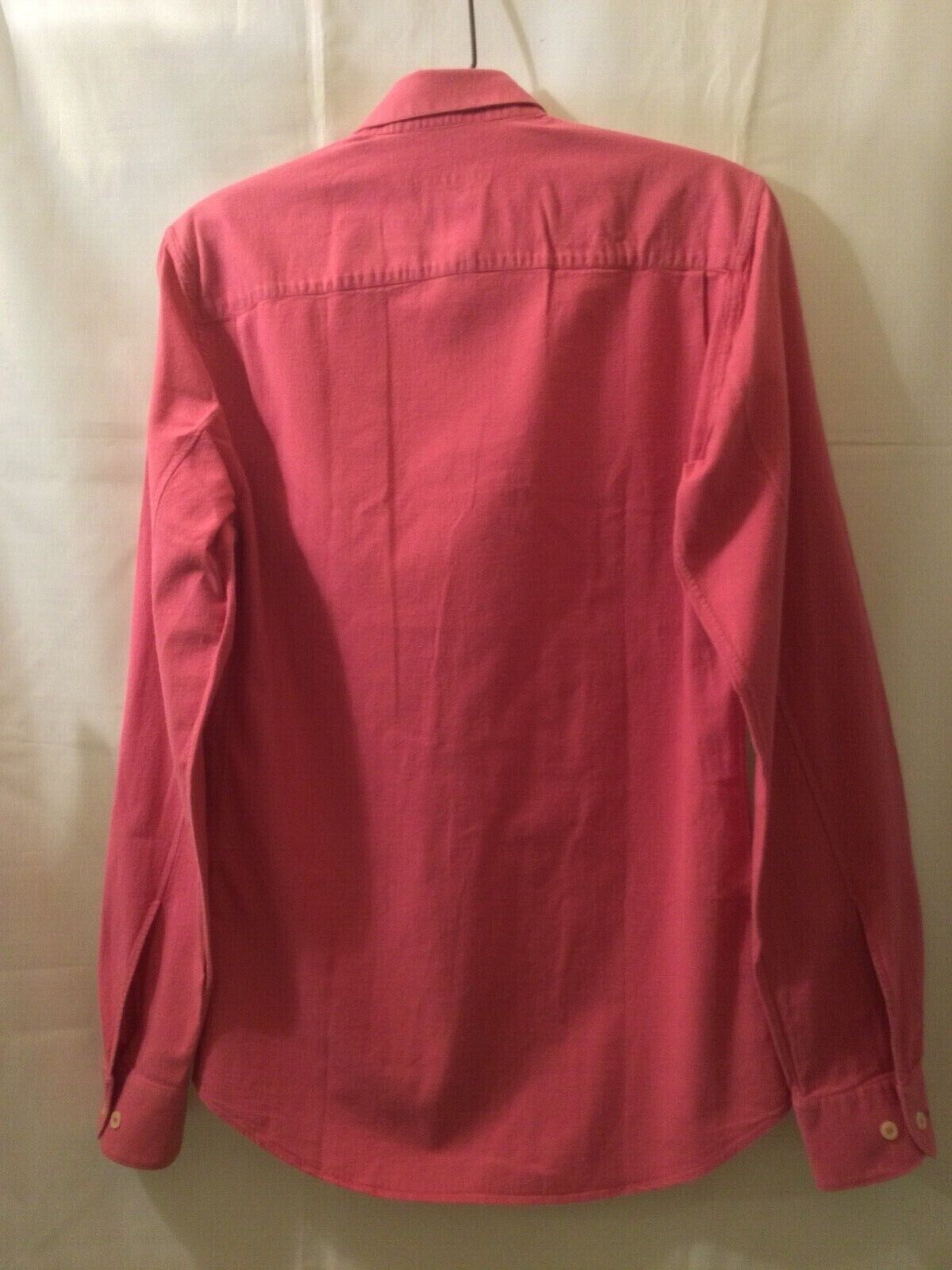 Helmut Lang Early 2000's Pink Brushed Cotton Classic Shirt Size US S / EU 44-46 / 1 - 2 Preview
