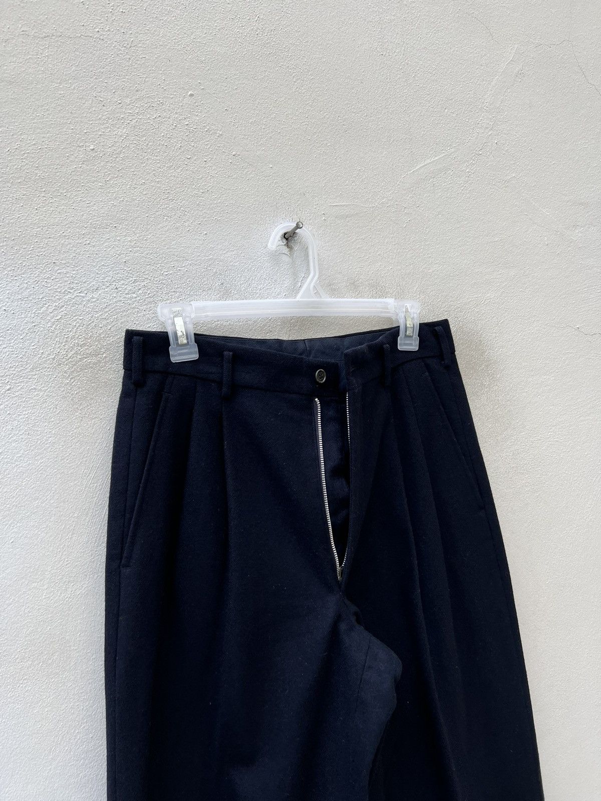 Comme des Garcons Homme Archive 1988 CDGH Japan Navy Blue Gabardine Trouser Pant Size US 30 / EU 46 - 2 Thumbnail