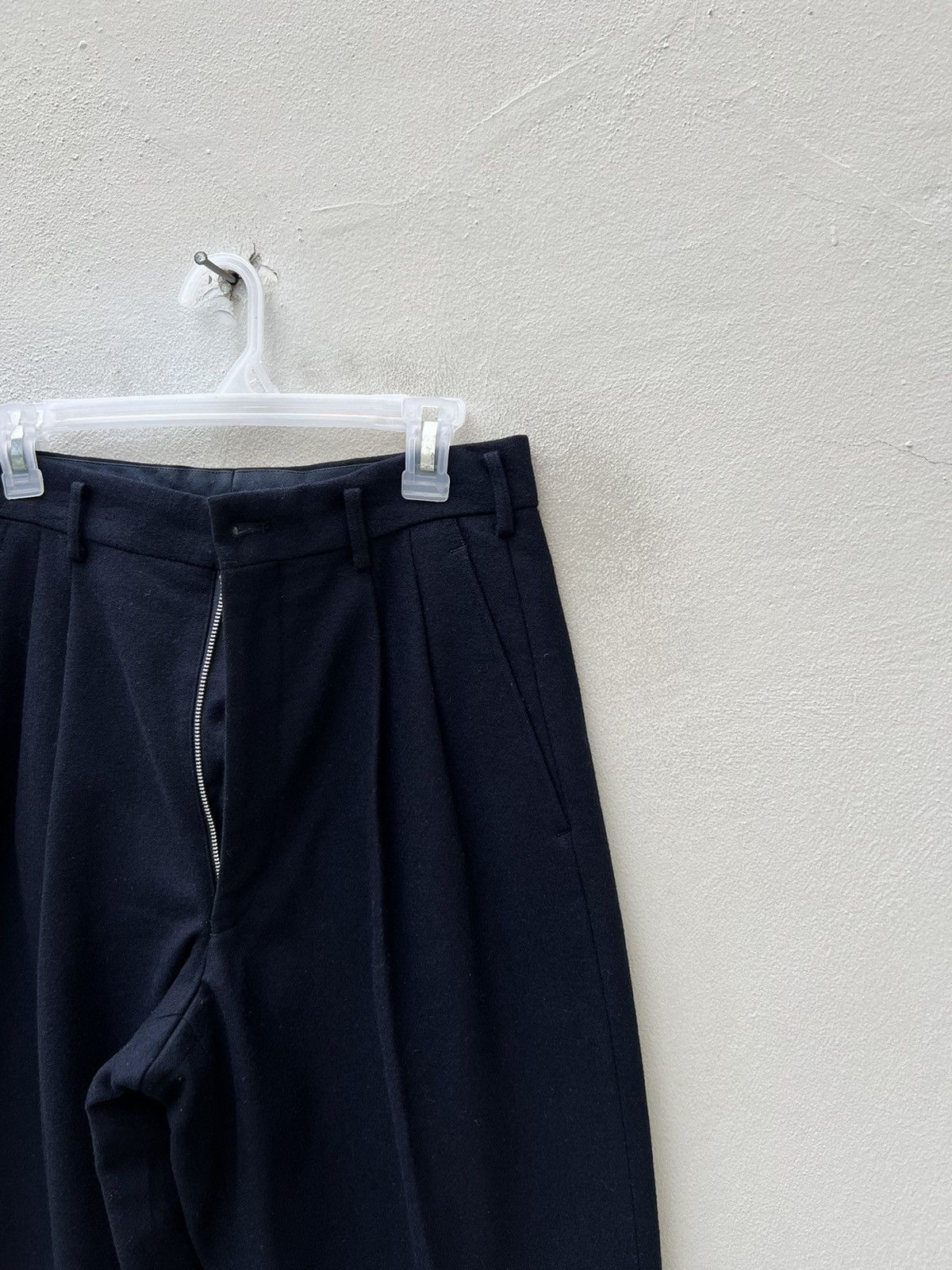 Comme des Garcons Homme Archive 1988 CDGH Japan Navy Blue Gabardine Trouser Pant Size US 30 / EU 46 - 4 Thumbnail