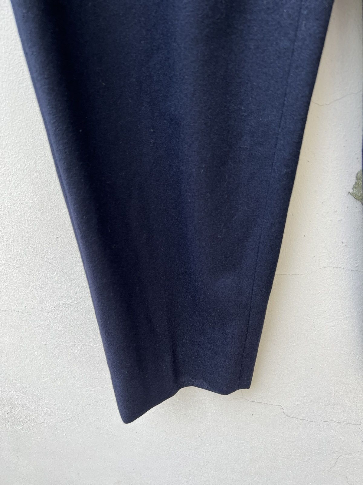 Comme des Garcons Homme Archive 1988 CDGH Japan Navy Blue Gabardine Trouser Pant Size US 30 / EU 46 - 3 Thumbnail