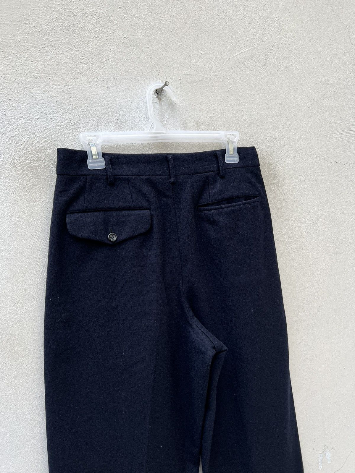Comme des Garcons Homme Archive 1988 CDGH Japan Navy Blue Gabardine Trouser Pant Size US 30 / EU 46 - 7 Thumbnail