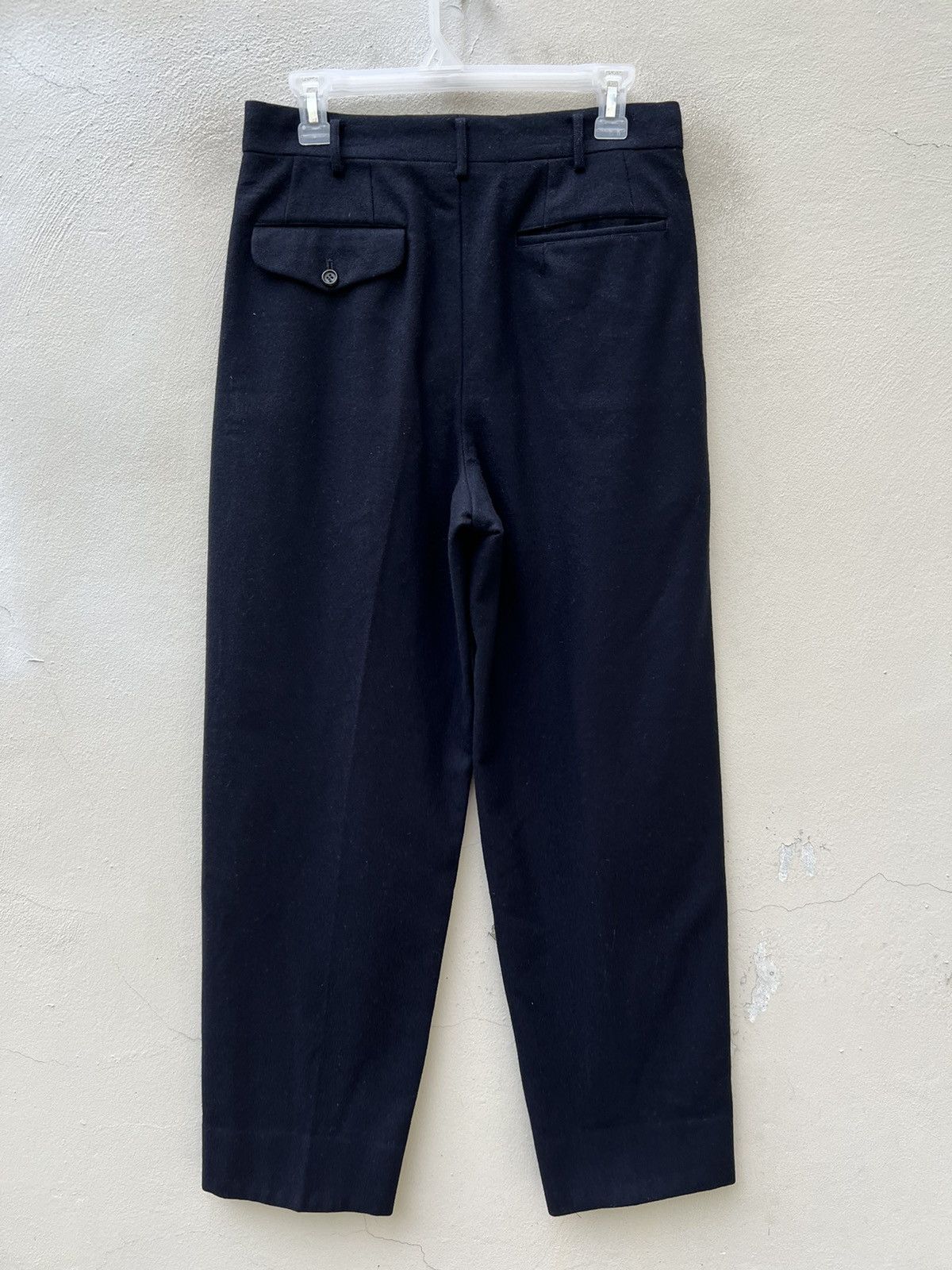 Comme des Garcons Homme Archive 1988 CDGH Japan Navy Blue Gabardine Trouser Pant Size US 30 / EU 46 - 6 Thumbnail