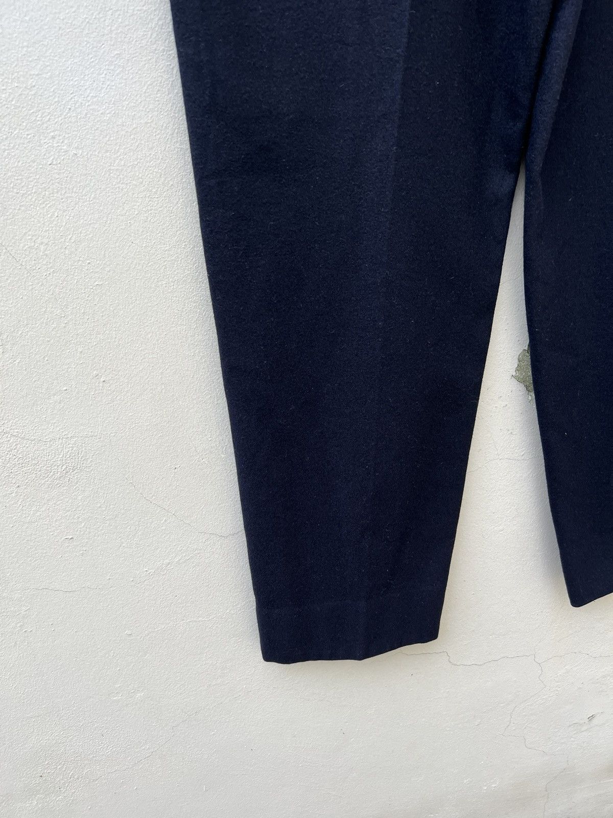Comme des Garcons Homme Archive 1988 CDGH Japan Navy Blue Gabardine Trouser Pant Size US 30 / EU 46 - 8 Thumbnail
