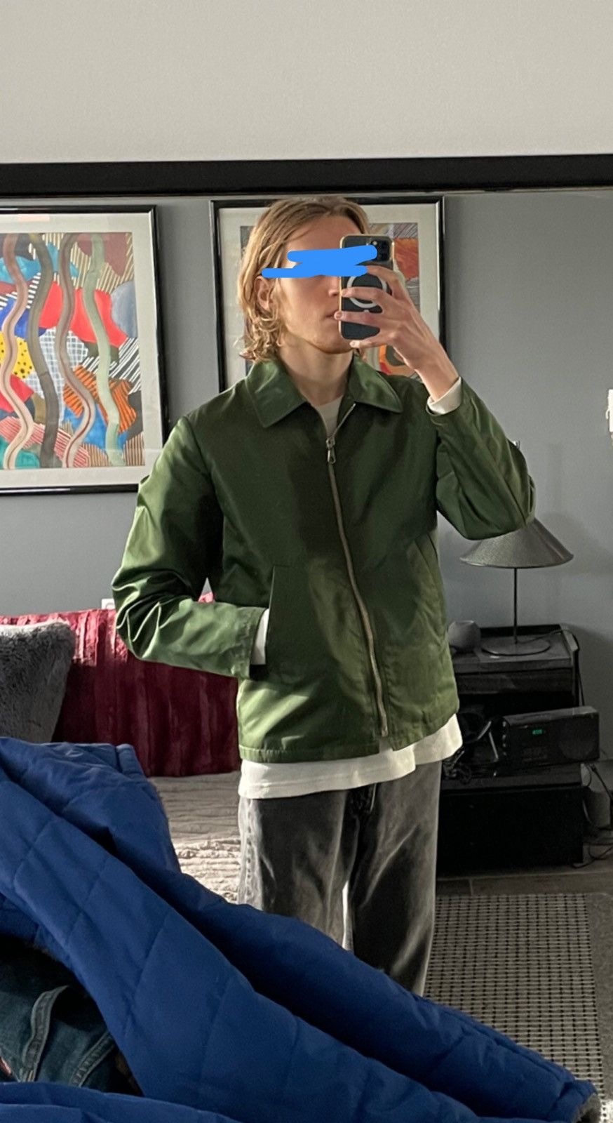 Helmut Lang AW1996 Two-Pocket Ballistic Nylon Blouson Green Size US M / EU 48-50 / 2 - 18 Thumbnail