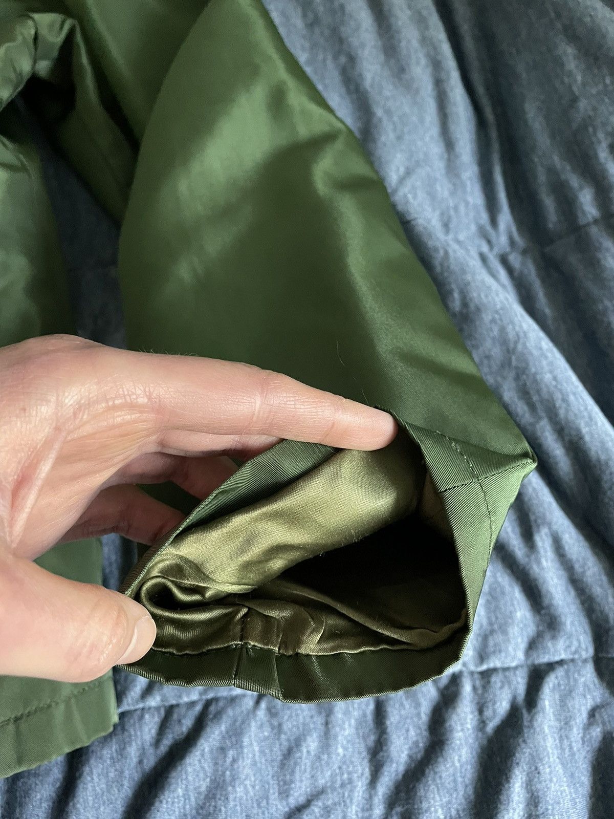 Helmut Lang AW1996 Two-Pocket Ballistic Nylon Blouson Green Size US M / EU 48-50 / 2 - 8 Thumbnail