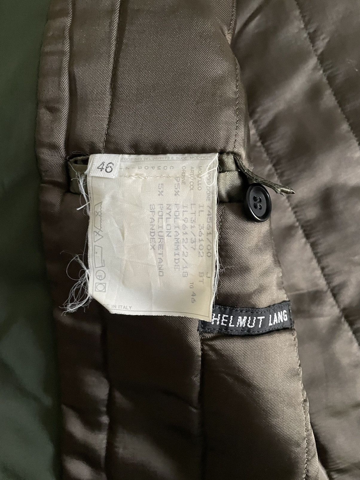 Helmut Lang AW1996 Two-Pocket Ballistic Nylon Blouson Green Size US M / EU 48-50 / 2 - 10 Thumbnail