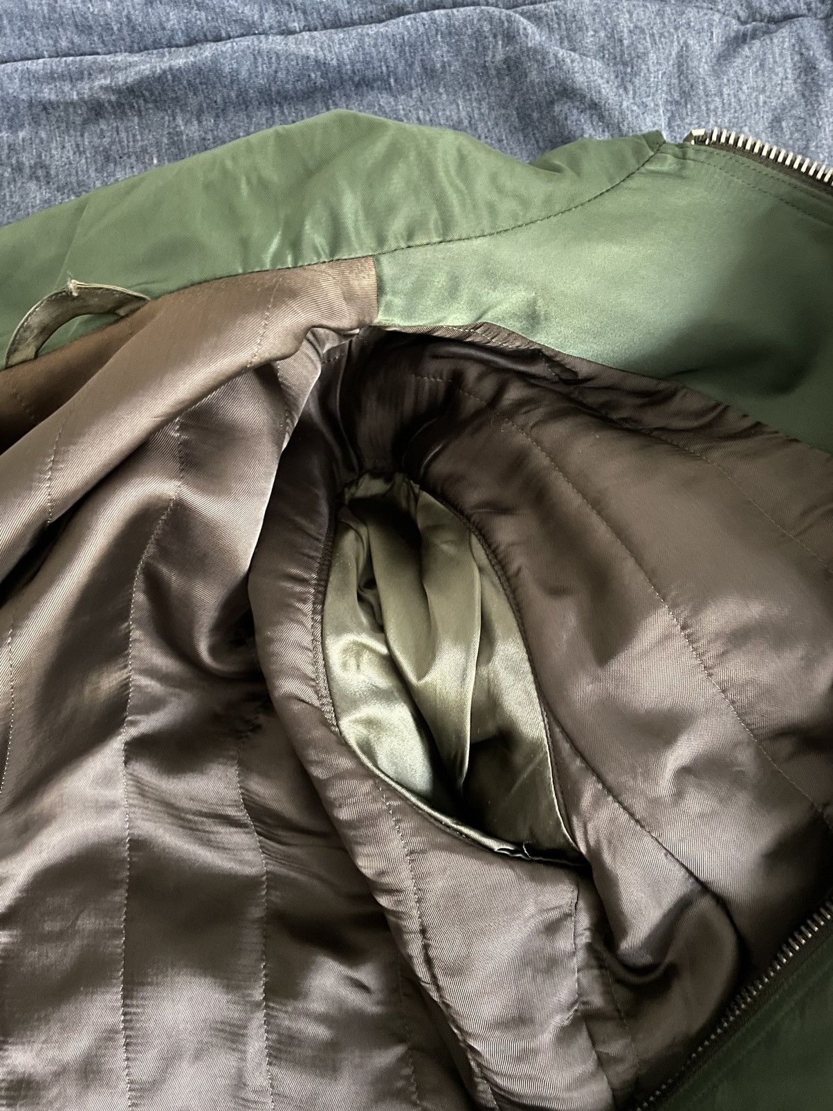 Helmut Lang AW1996 Two-Pocket Ballistic Nylon Blouson Green Size US M / EU 48-50 / 2 - 7 Thumbnail