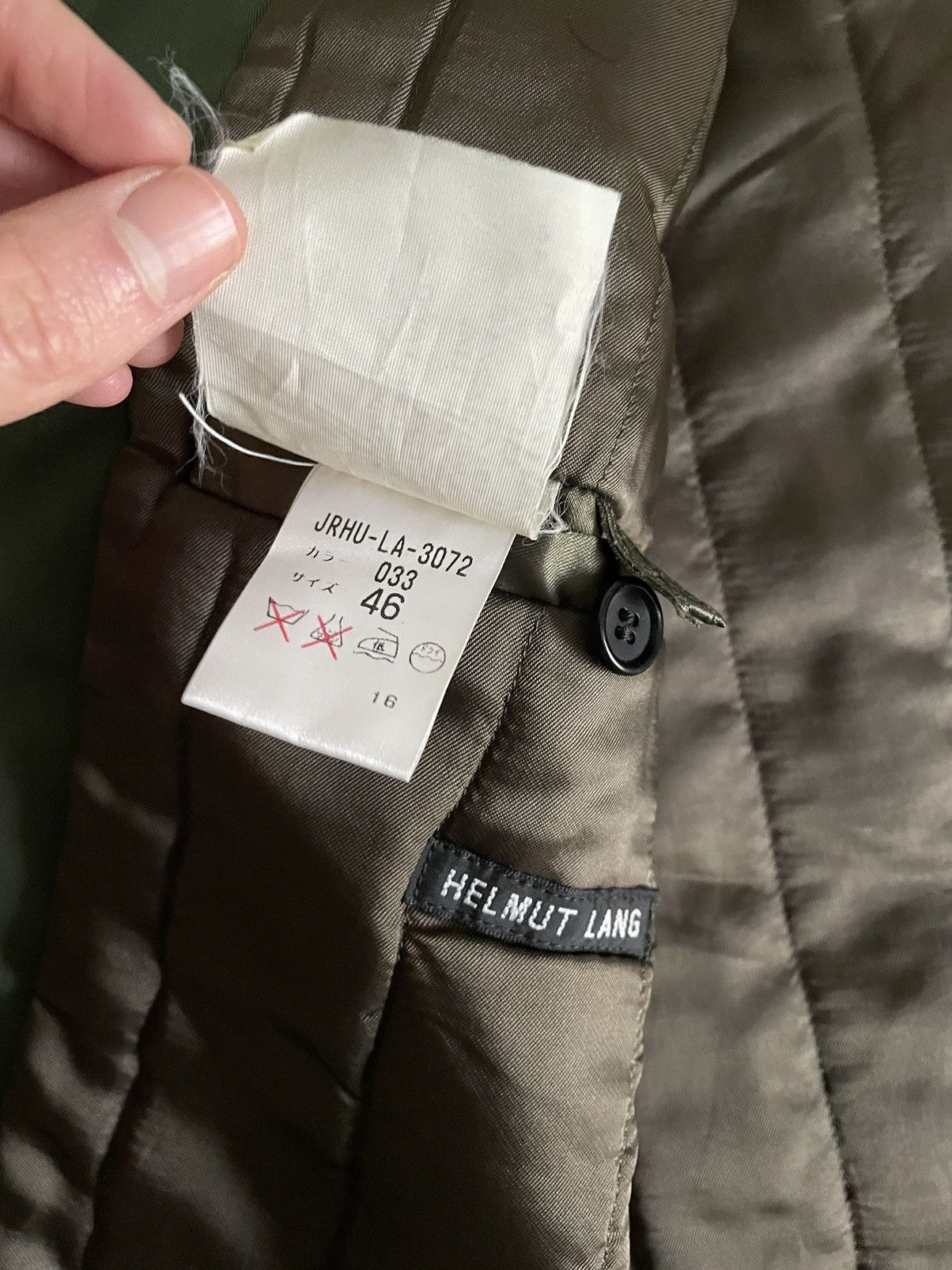 Helmut Lang AW1996 Two-Pocket Ballistic Nylon Blouson Green Size US M / EU 48-50 / 2 - 11 Thumbnail