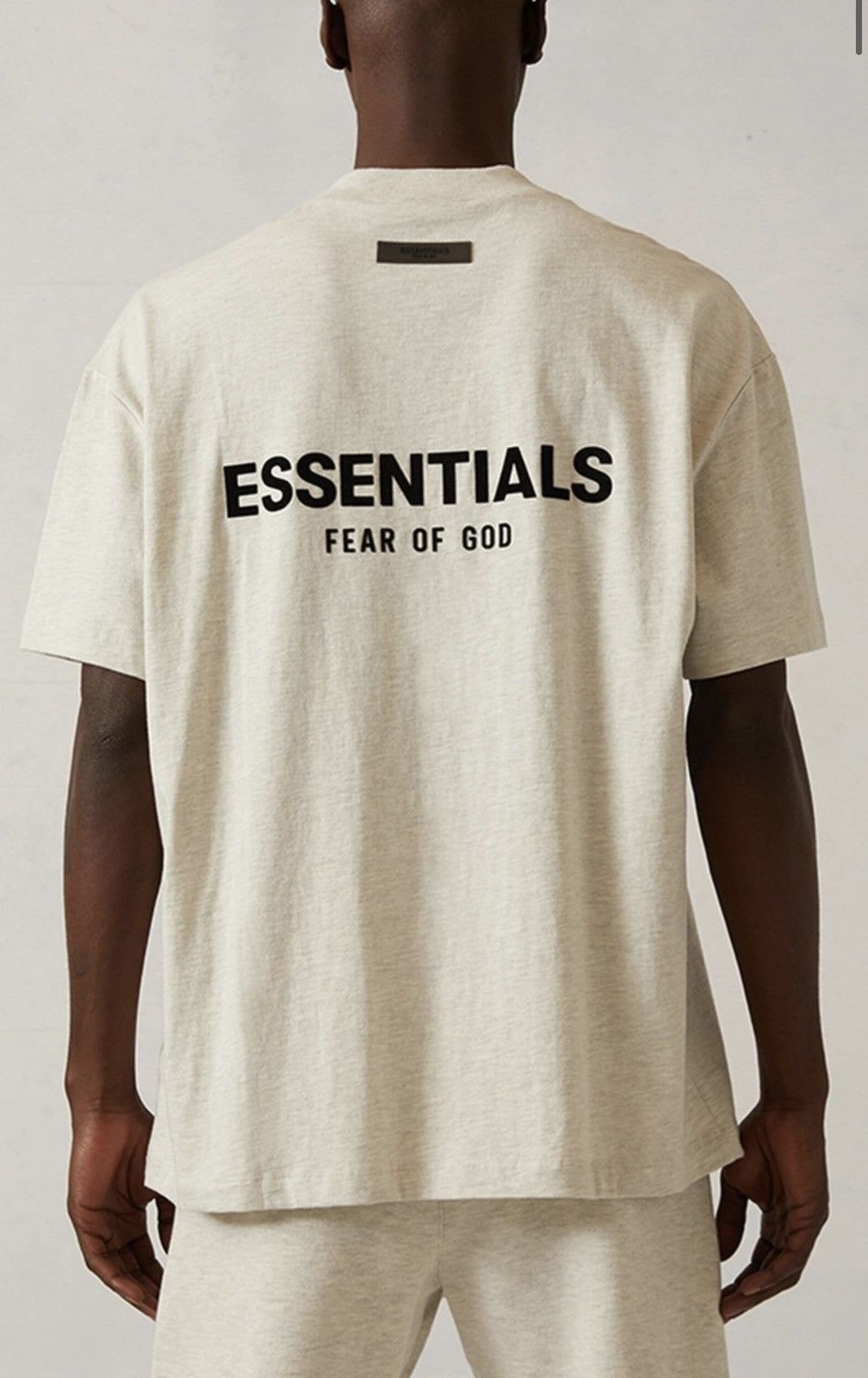 FOG × Fear of God × Pacsun FoG - Essentials Fear Of God Light Oatmeal T-Shirt Sz Small Size US S / EU 44-46 / 1 - 8 Thumbnail