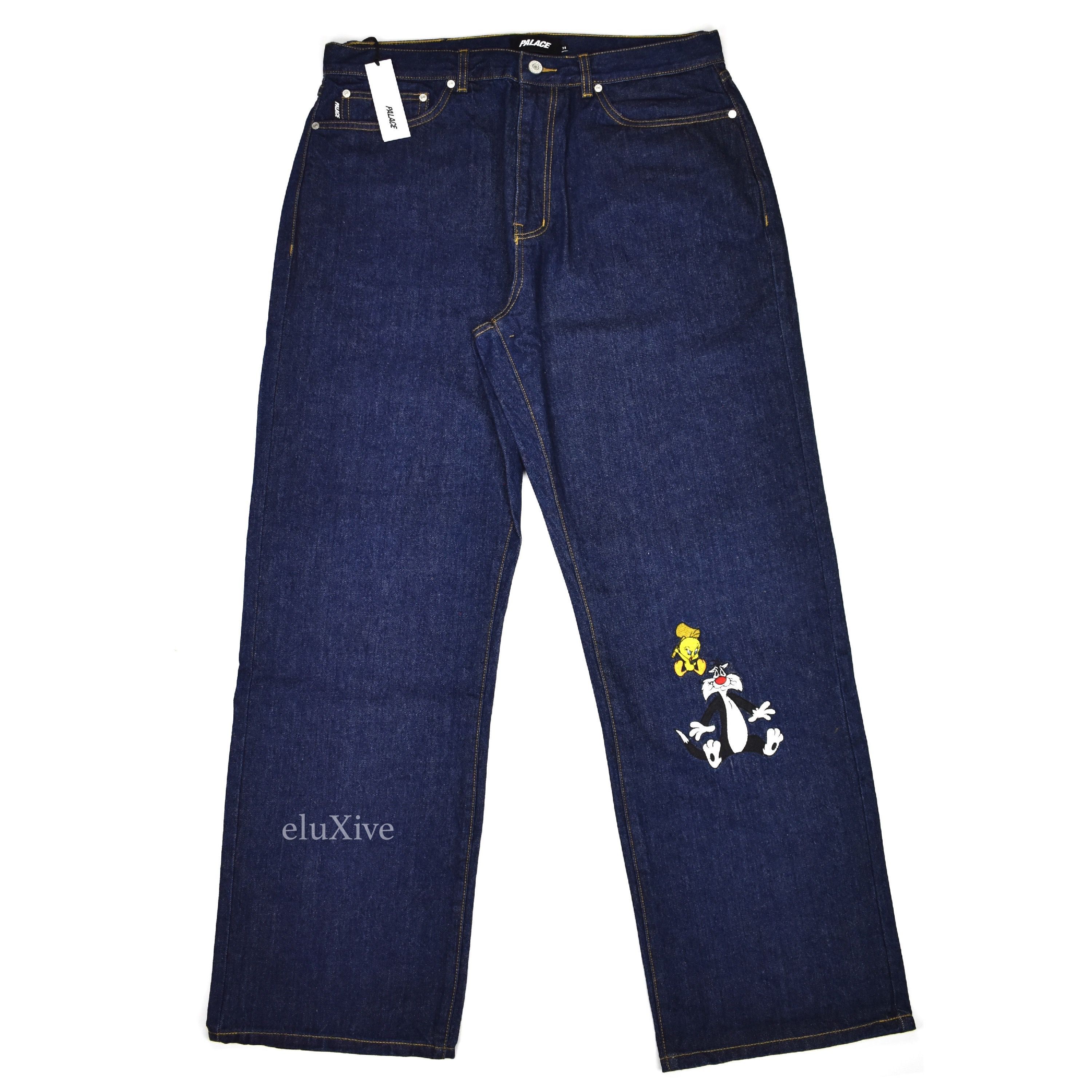 Palace Palace x Doraemon P90 jean (black stone wash) (32
