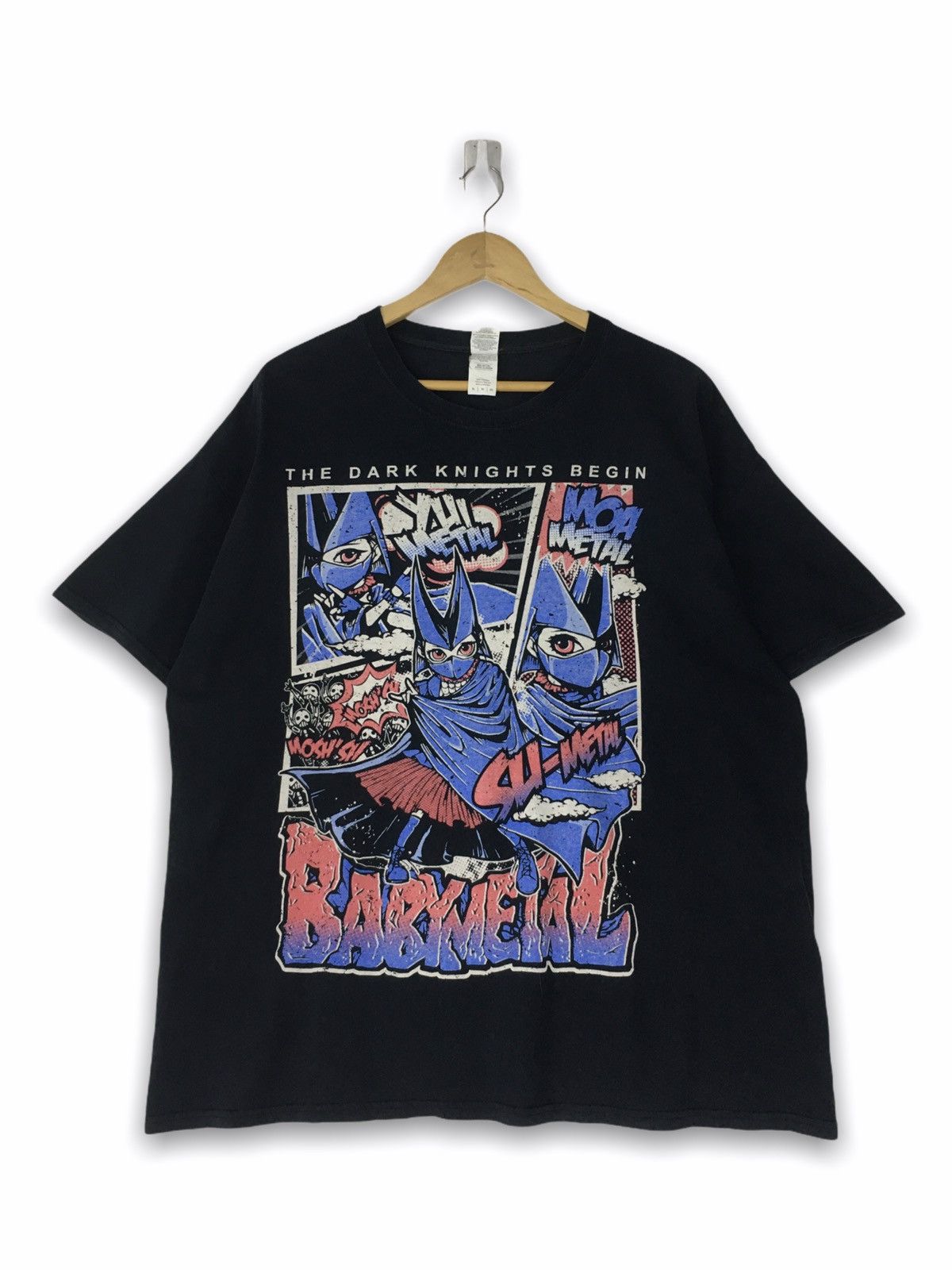 Band Tees *Rare BabyMetal The Dark Knight Begin Size US XL / EU 56 / 4 - 1 Thumbnail