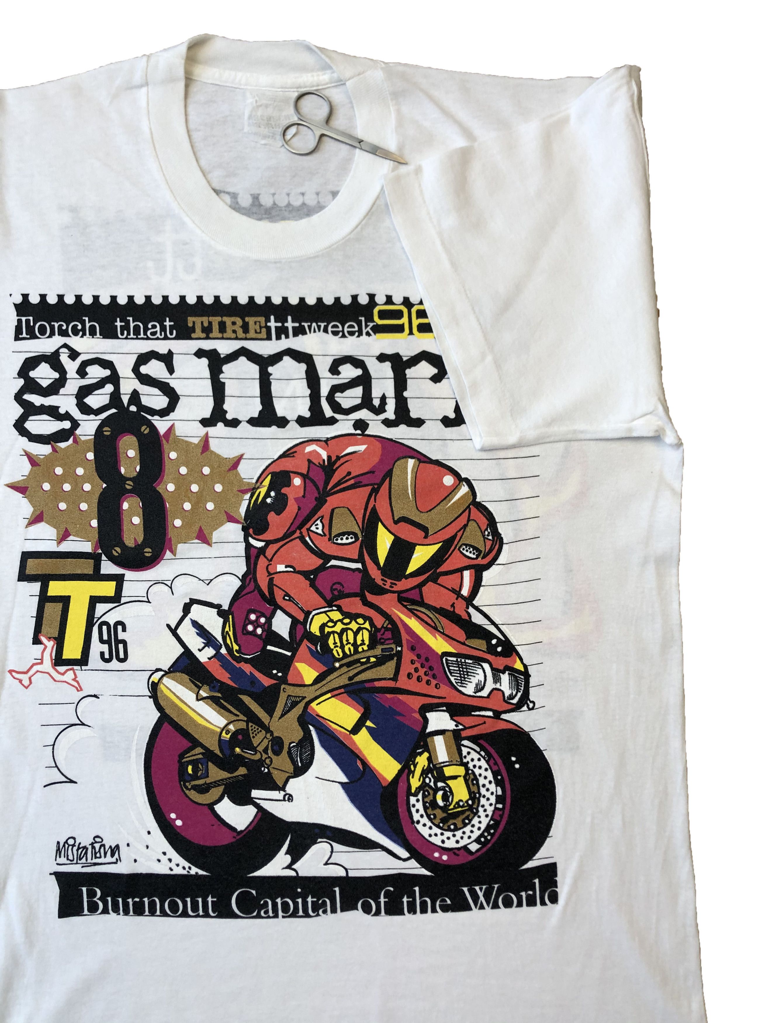 NASCAR × Vintage Vintage Gas Mark Racing Senna Martin Tee Y2K Hype Size US L / EU 52-54 / 3 - 2 Thumbnail