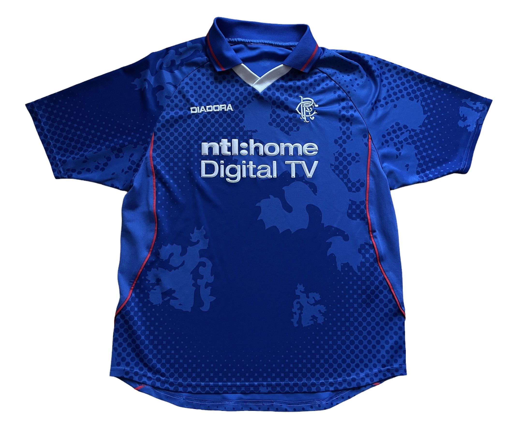 Diadora × Vintage Rangers football shirt 2002 Soccer Tee Rare Y2K Sport Hype Size US L / EU 52-54 / 3 - 1 Thumbnail