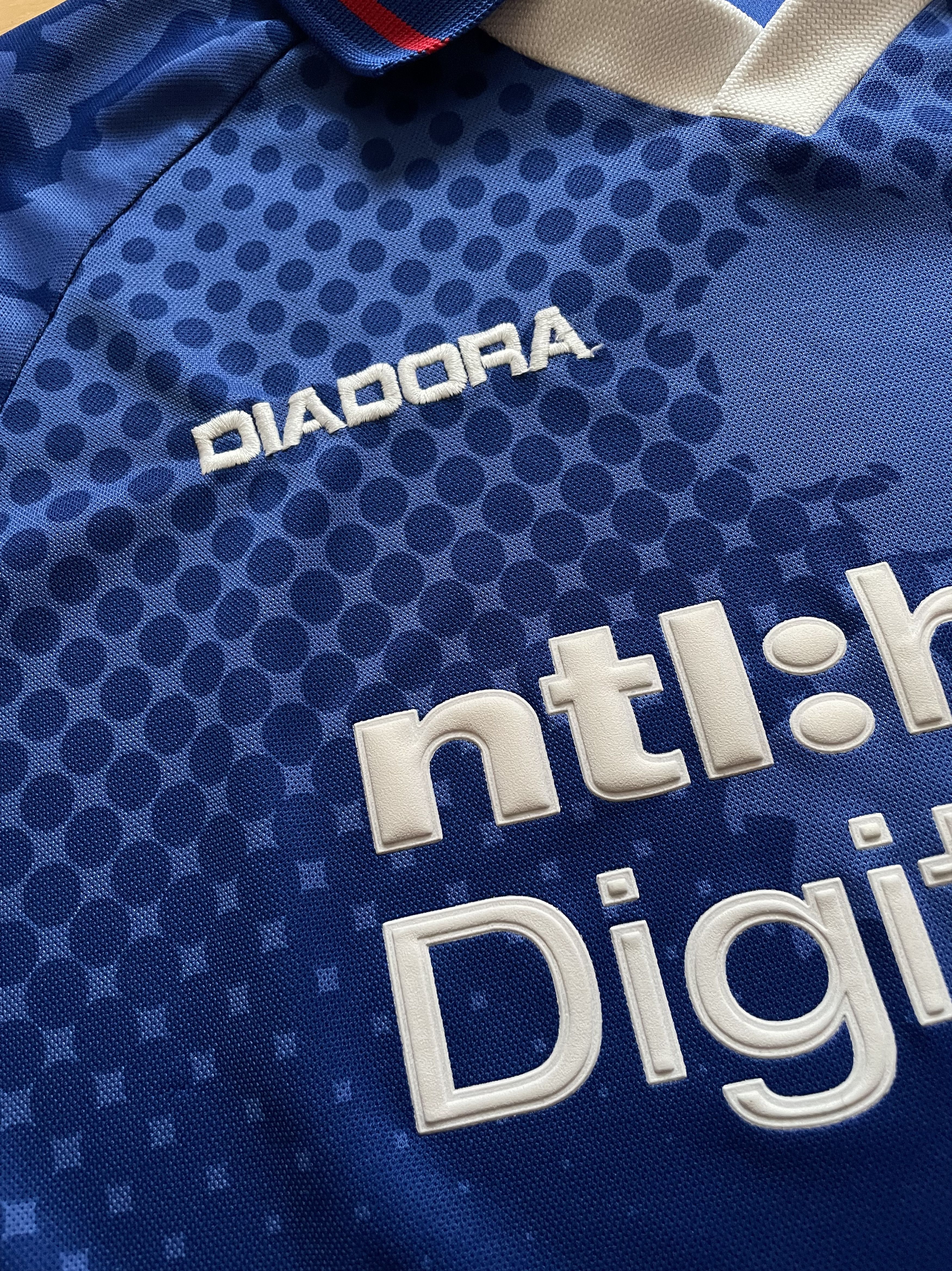 Diadora × Vintage Rangers football shirt 2002 Soccer Tee Rare Y2K Sport Hype Size US L / EU 52-54 / 3 - 5 Thumbnail