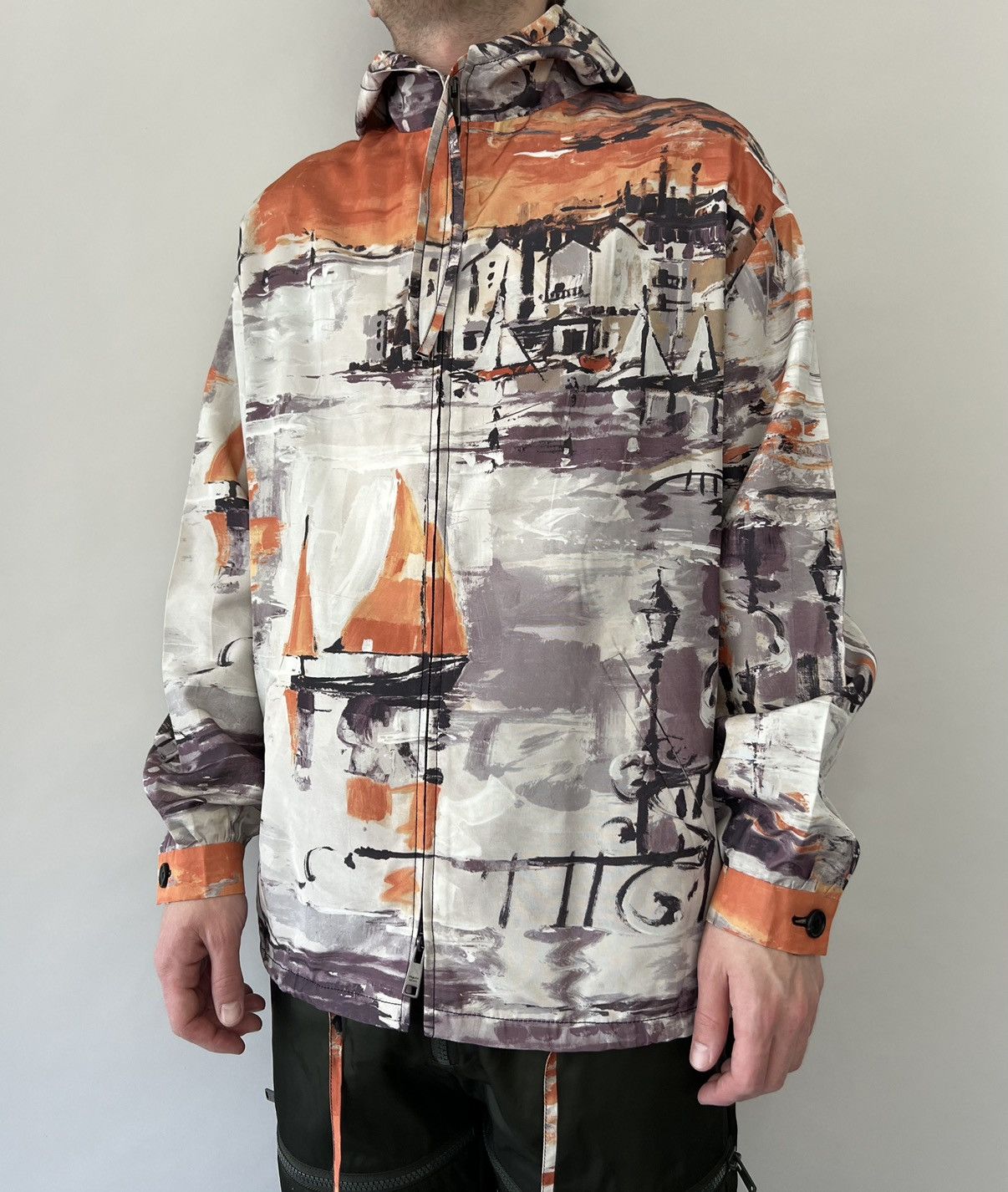 Prada Prada FW17 City Print Light Parka Jacket Size US M / EU 48-50 / 2 - 4 Thumbnail