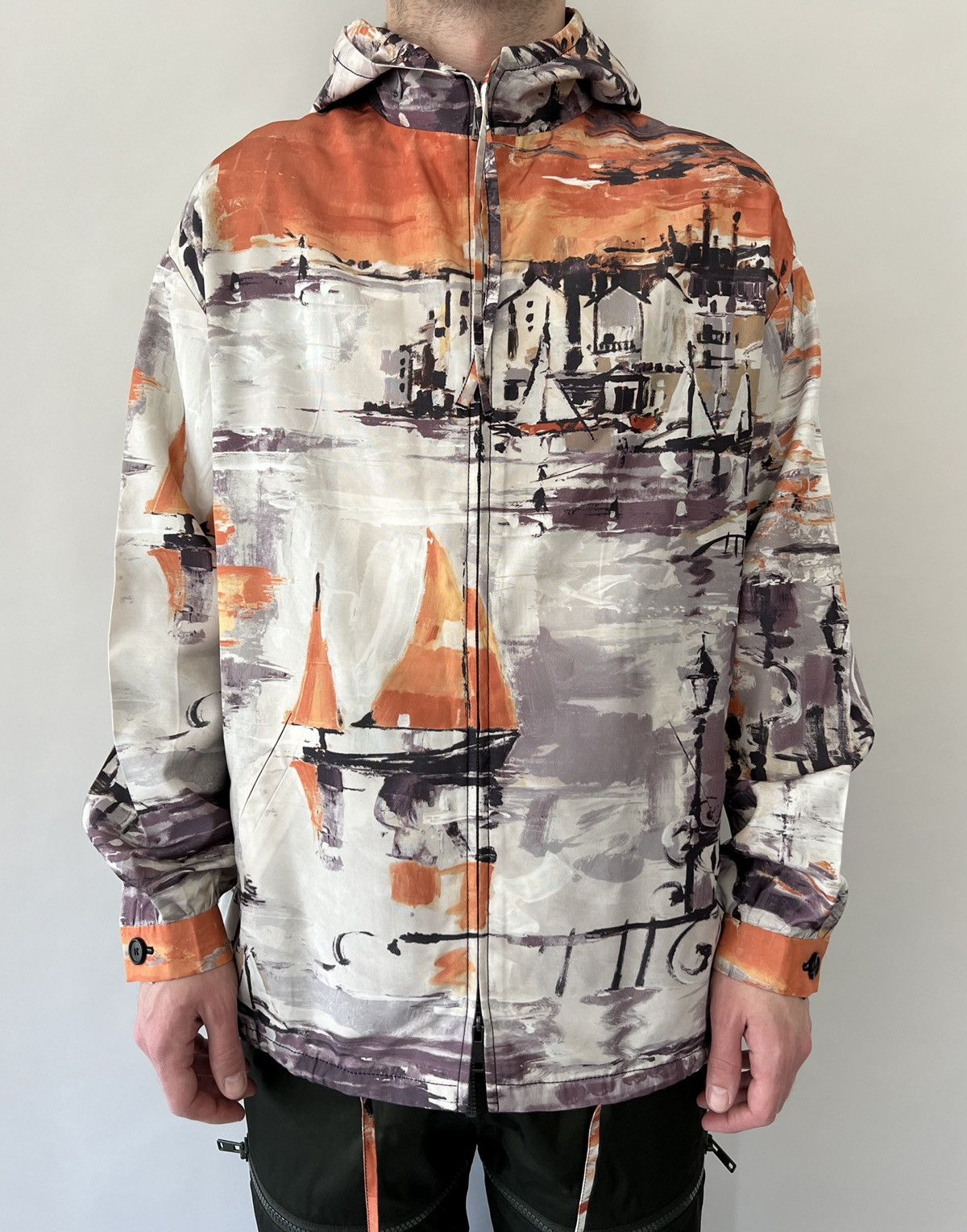 Prada Prada FW17 City Print Light Parka Jacket Size US M / EU 48-50 / 2 - 3 Thumbnail