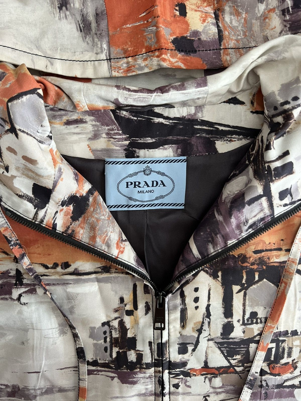 Prada Prada FW17 City Print Light Parka Jacket Size US M / EU 48-50 / 2 - 7 Thumbnail