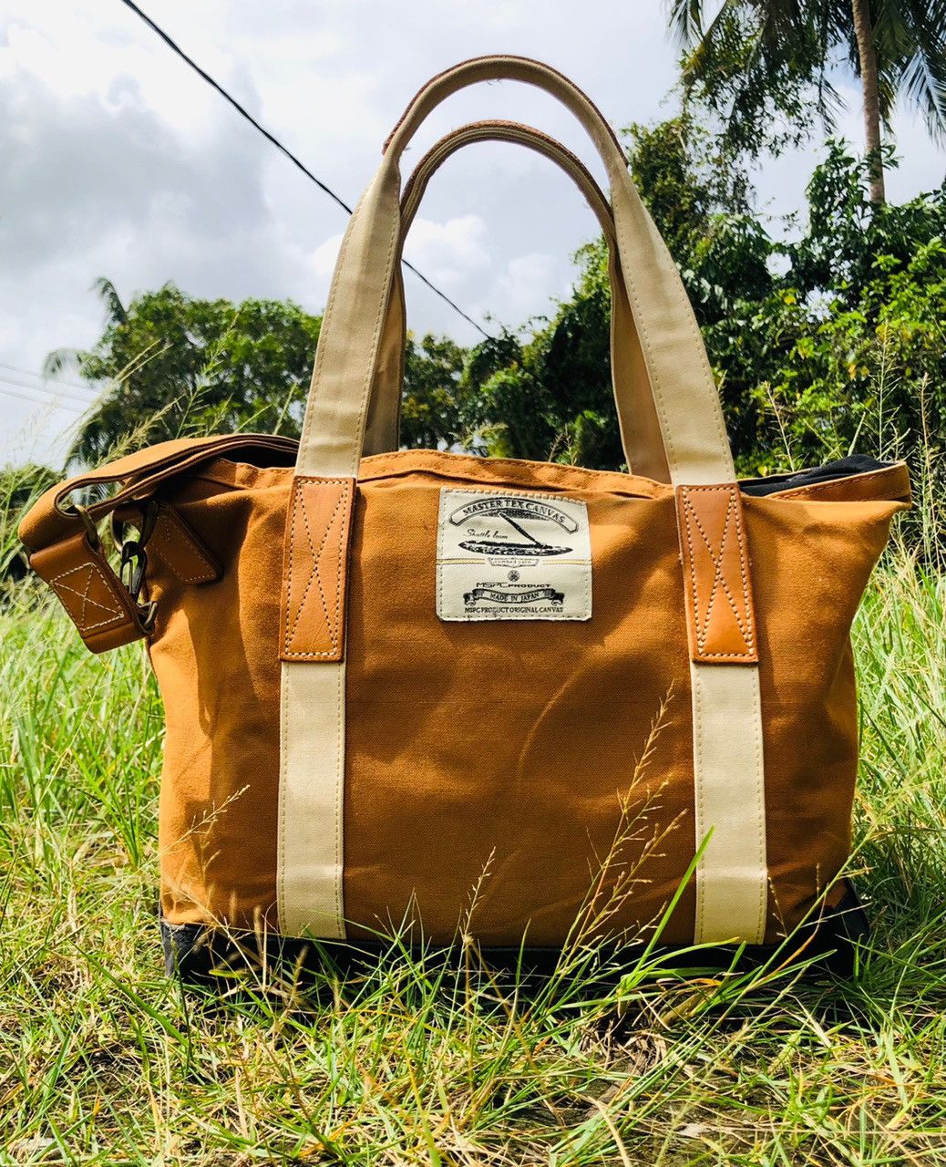 Japanese Brand 🔥MSCP TEX CANVAS TWO WAYS BAG Size ONE SIZE - 2 Thumbnail