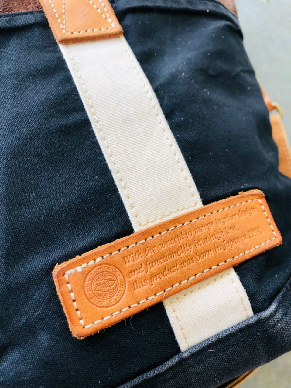 Japanese Brand 🔥MSCP TEX CANVAS TWO WAYS BAG Size ONE SIZE - 6 Thumbnail