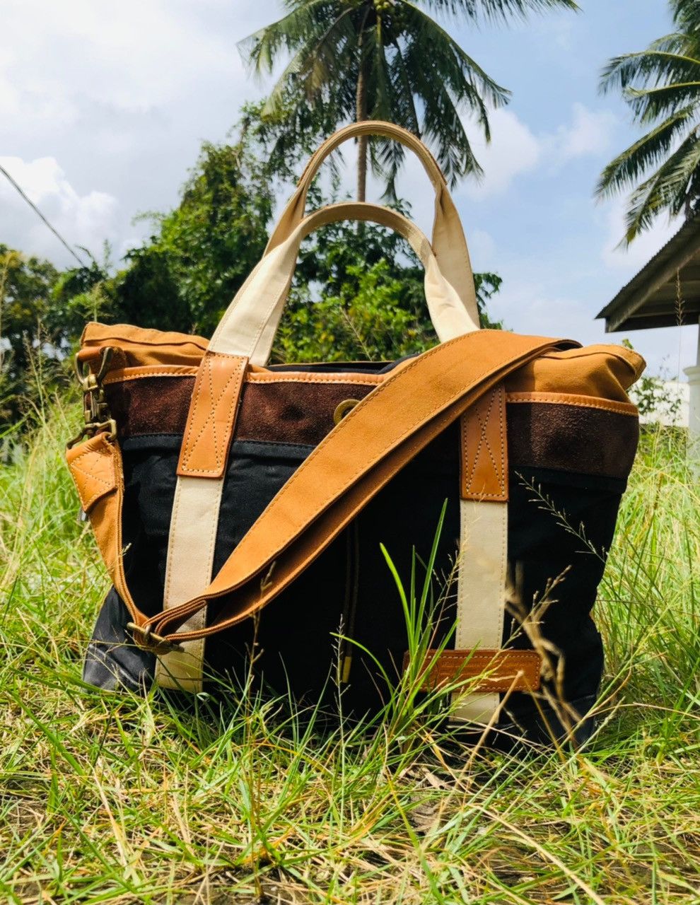 Japanese Brand 🔥MSCP TEX CANVAS TWO WAYS BAG Size ONE SIZE - 1 Thumbnail