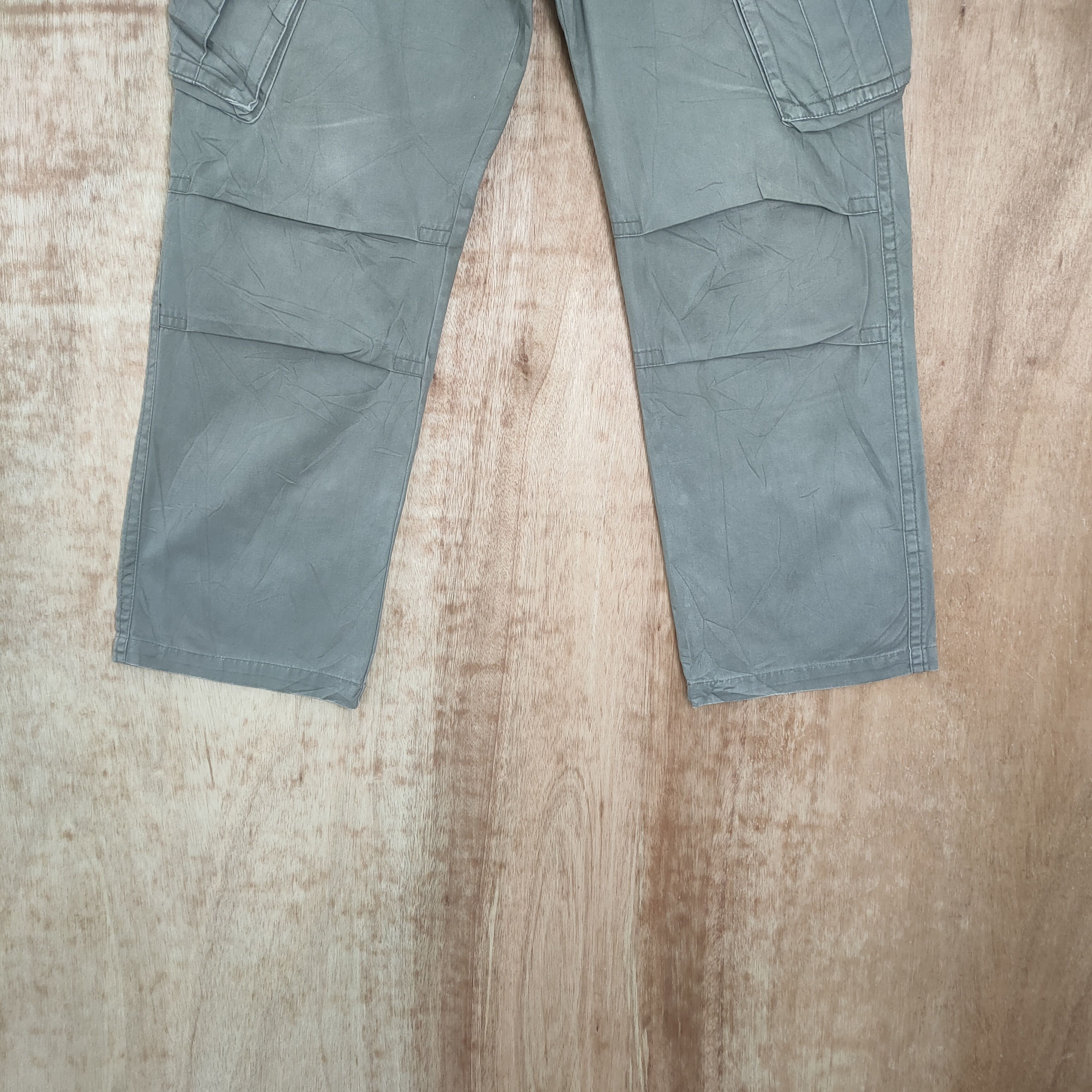 Japanese Brand VINTAGE VILLAND GREY BAGGY CARGO PANTS Size US 34 / EU 50 - 3 Thumbnail