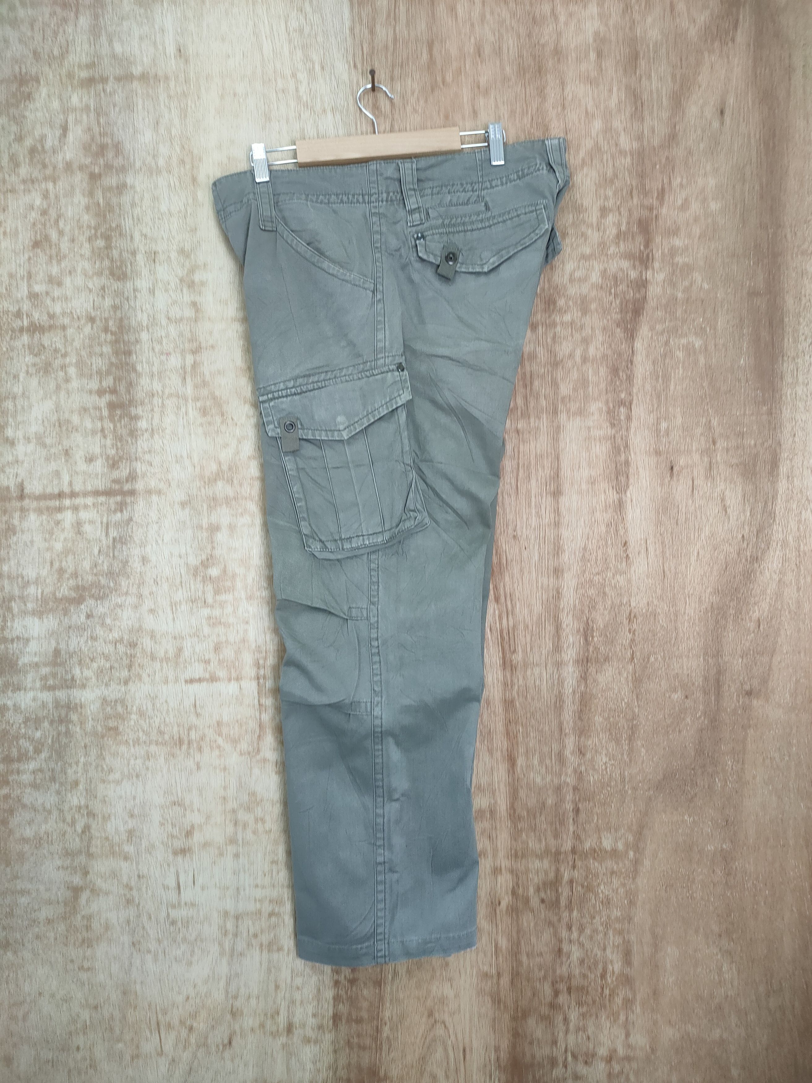 Japanese Brand VINTAGE VILLAND GREY BAGGY CARGO PANTS Size US 34 / EU 50 - 9 Thumbnail