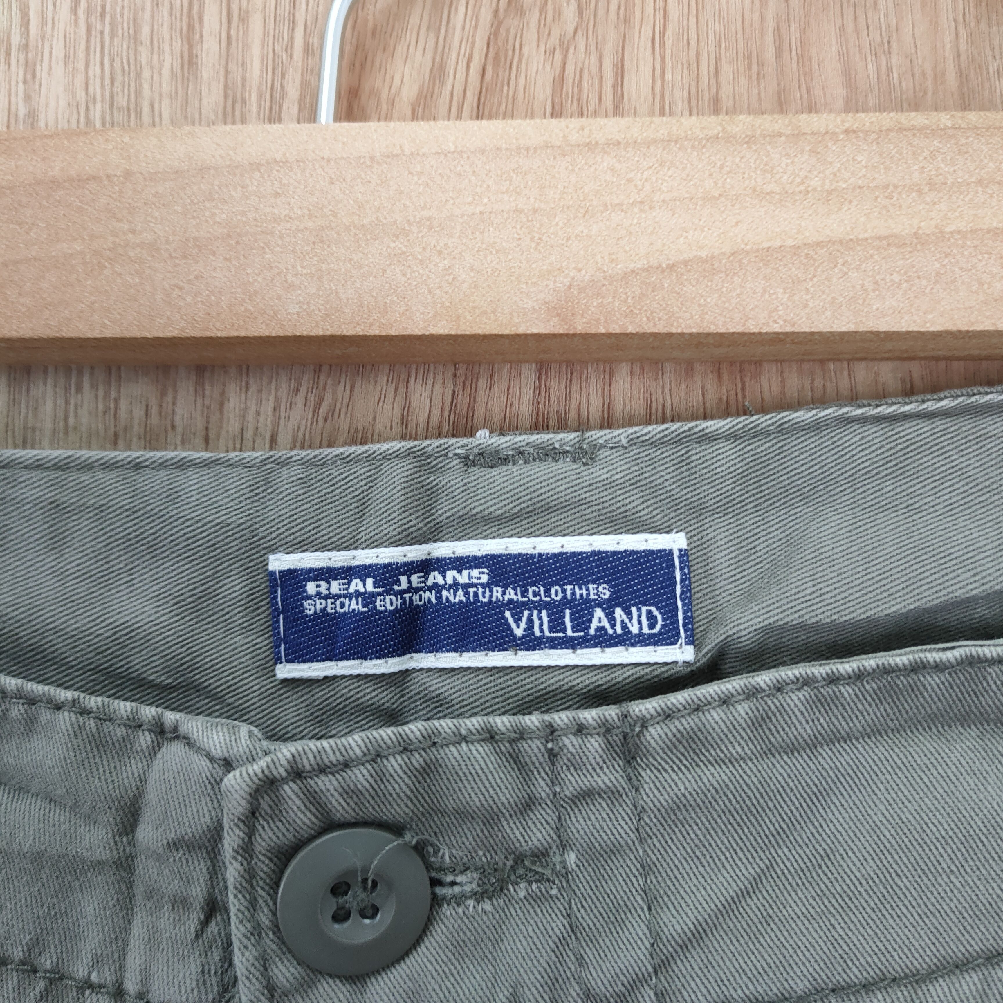 Japanese Brand VINTAGE VILLAND GREY BAGGY CARGO PANTS Size US 34 / EU 50 - 4 Thumbnail