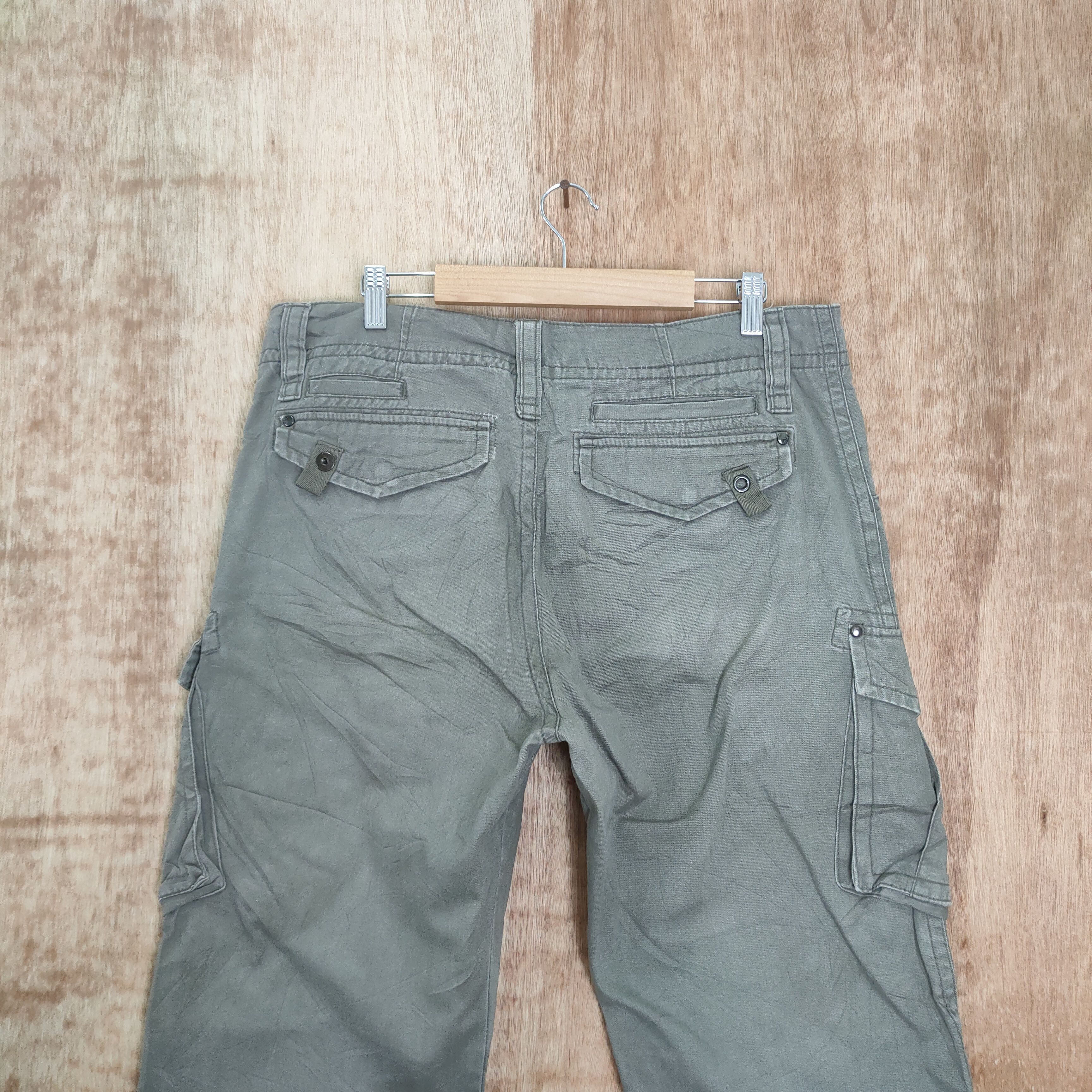 Japanese Brand VINTAGE VILLAND GREY BAGGY CARGO PANTS Size US 34 / EU 50 - 7 Thumbnail