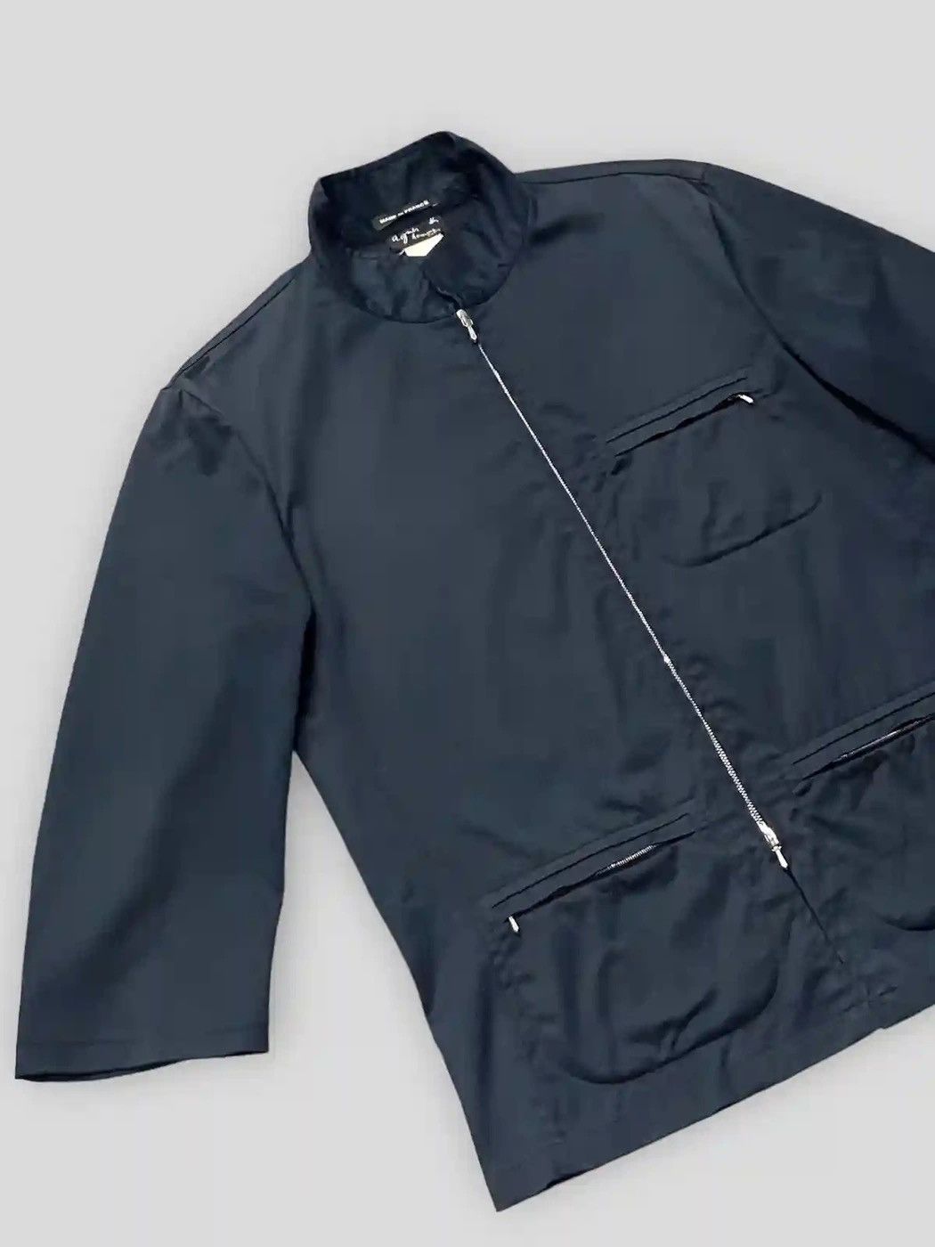 90s agnes b. HOMME riri zip zip shirts Vintage Agnes B. Homme