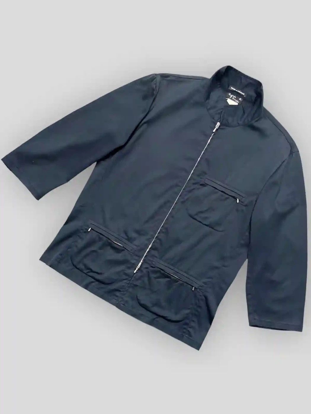 Vintage Agnes B. Homme Paris Cotton Blouson Jacket Riri Zip